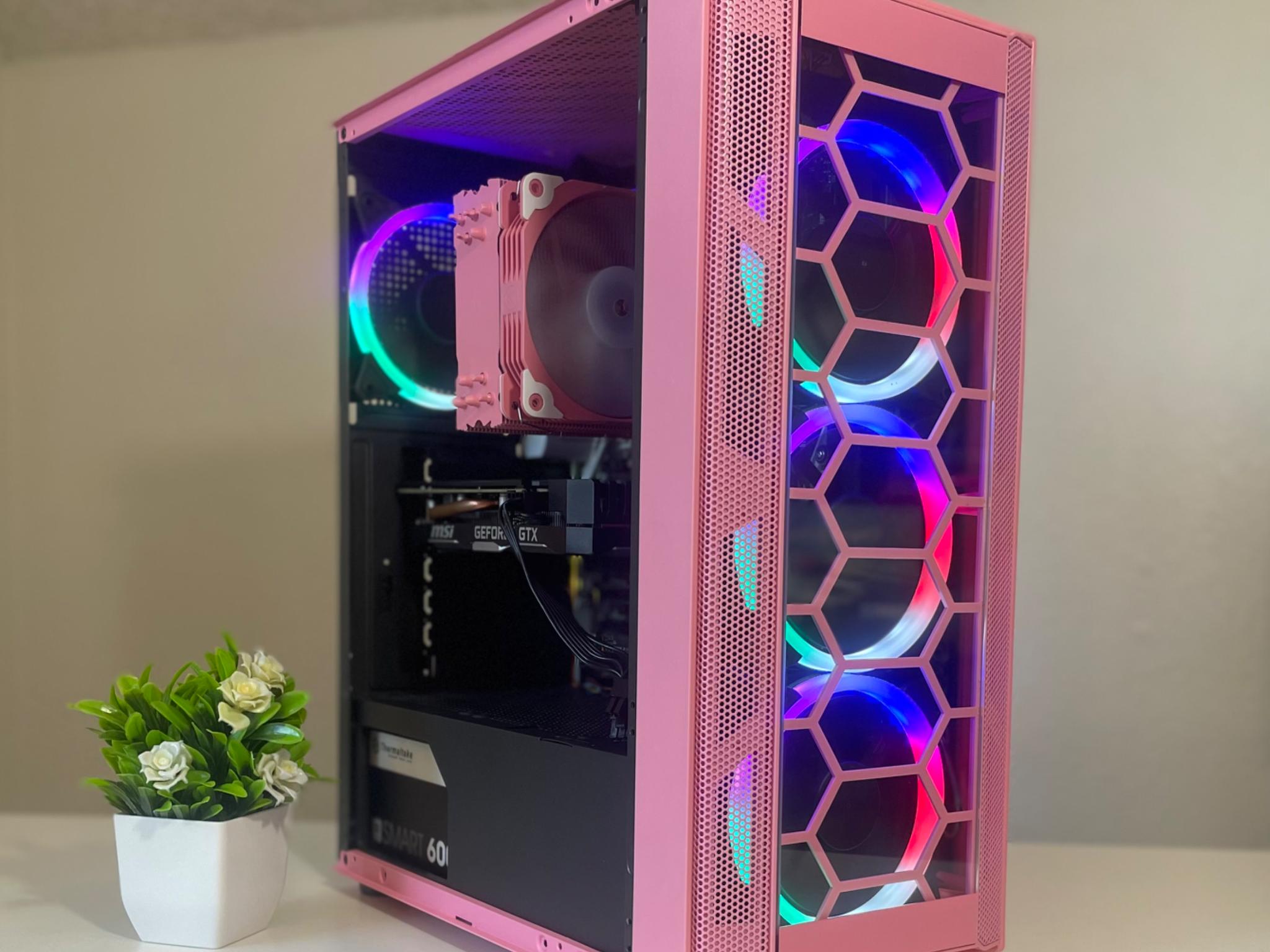 Pretty Pink PC 🌸 Intel I5 , 1660 Super 6GB , 512 GB NVME , 16 GB RAM