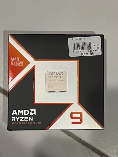 BRAND NEW AMD Ryzen 9 9950X3D Granite Ridge AM5 4.30GHz 16-Core Boxed  Desktop Processor