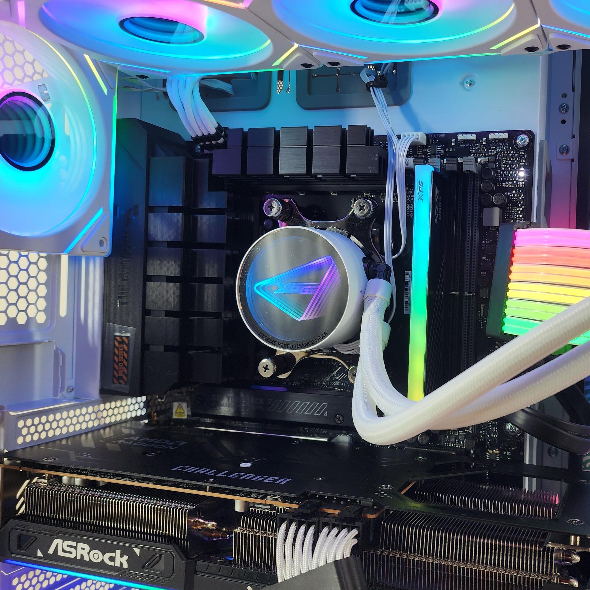 Gaming PC Ryzen 7 9700X 16GB RAM 1TB SSD RX 9070 16GB Windows 11 Computer