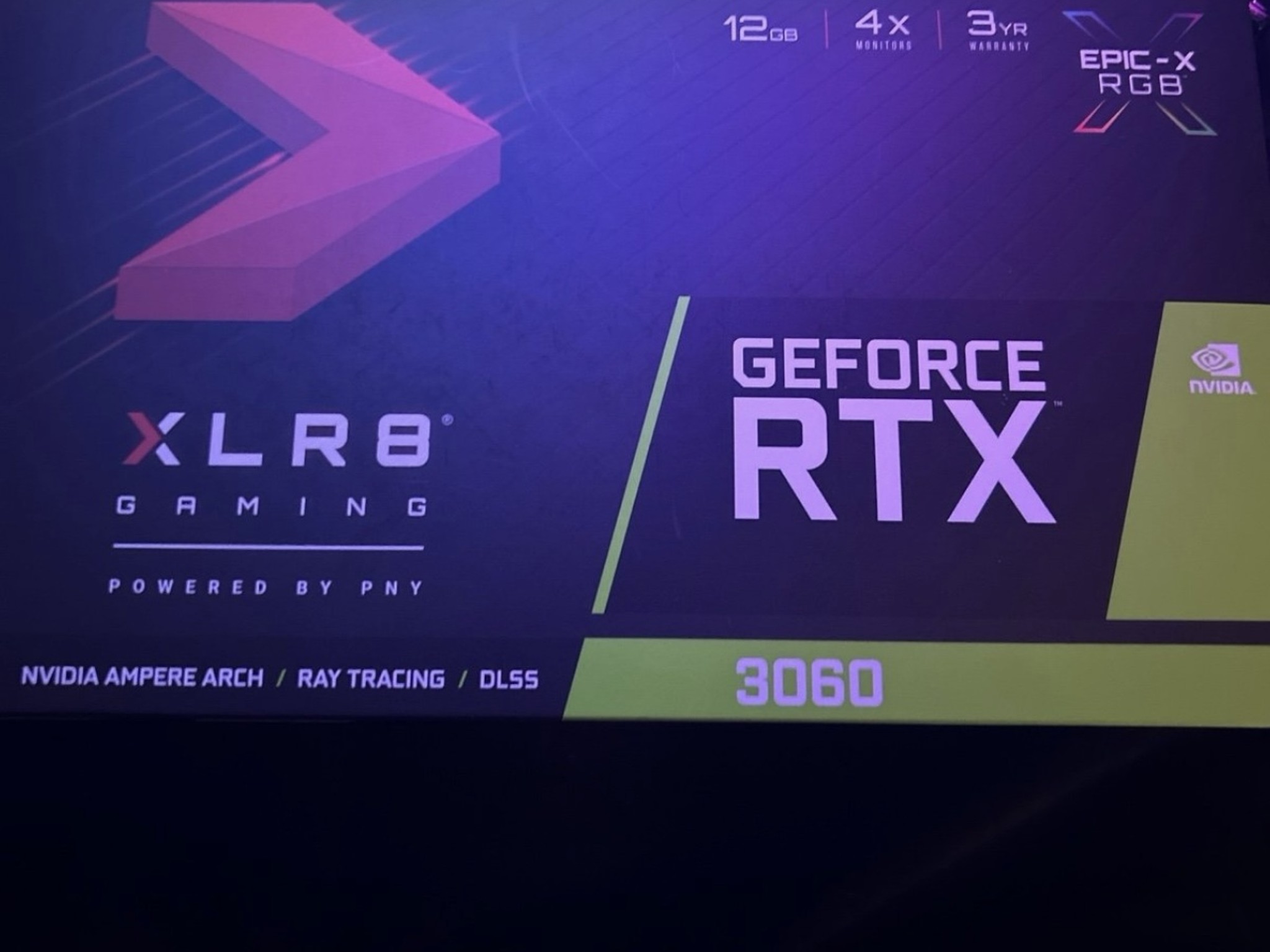 PNY XLR8 Geforce 3060 12 GB VRAM