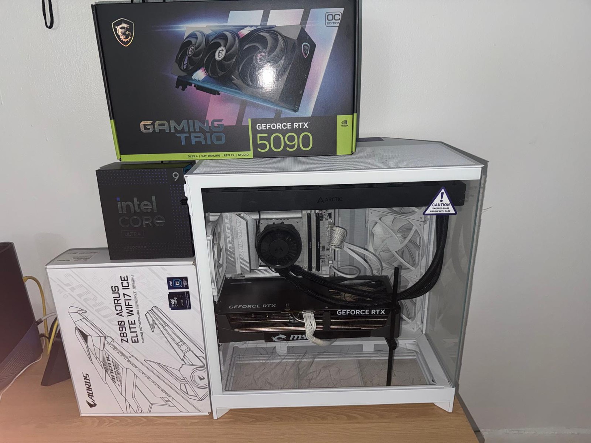 Complete Custom Gaming PC (RTX 5090, Intel Core Ultra 9 285K, 64GB DDR5, 2TB PCIe 5.0 SSD)