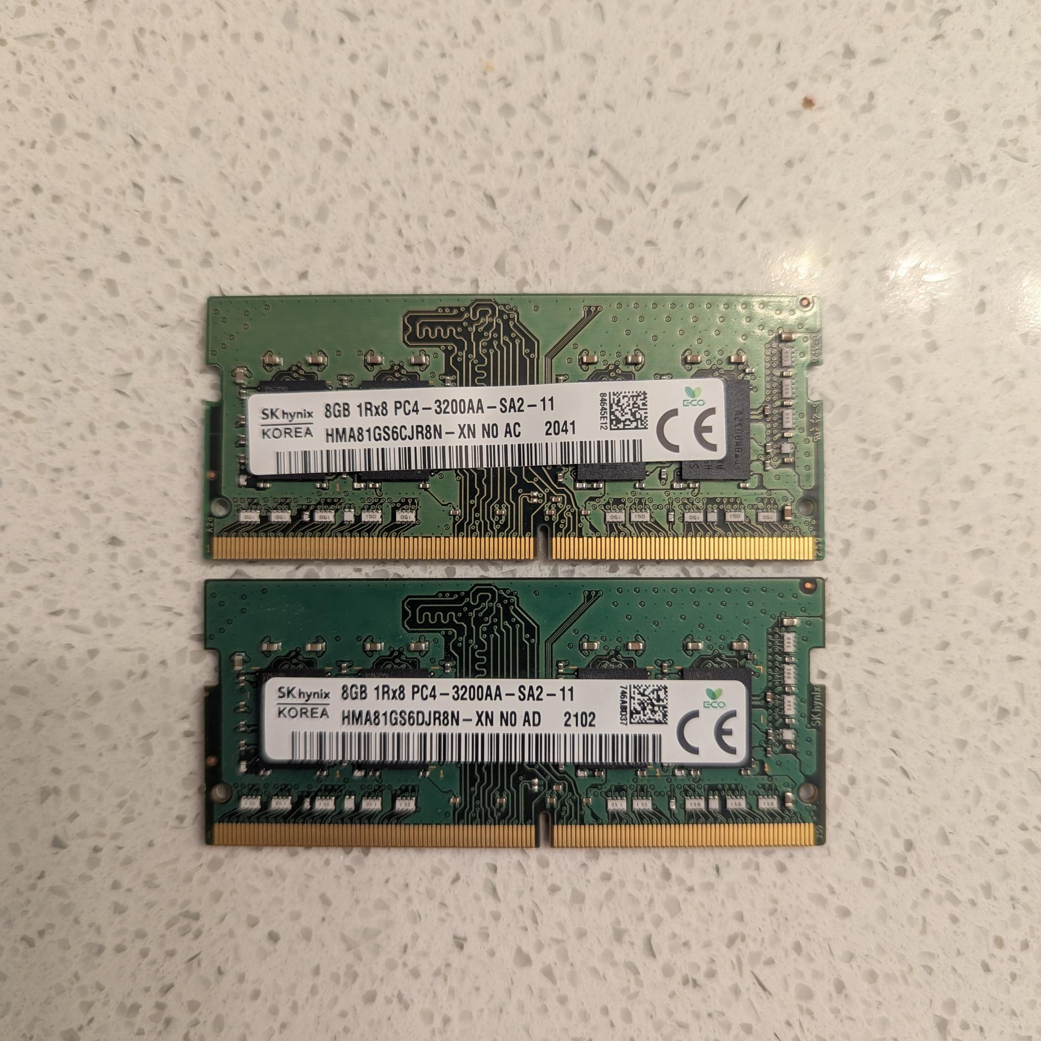 SK Hynix 16GB(8x2) 3200MHz SODIMM