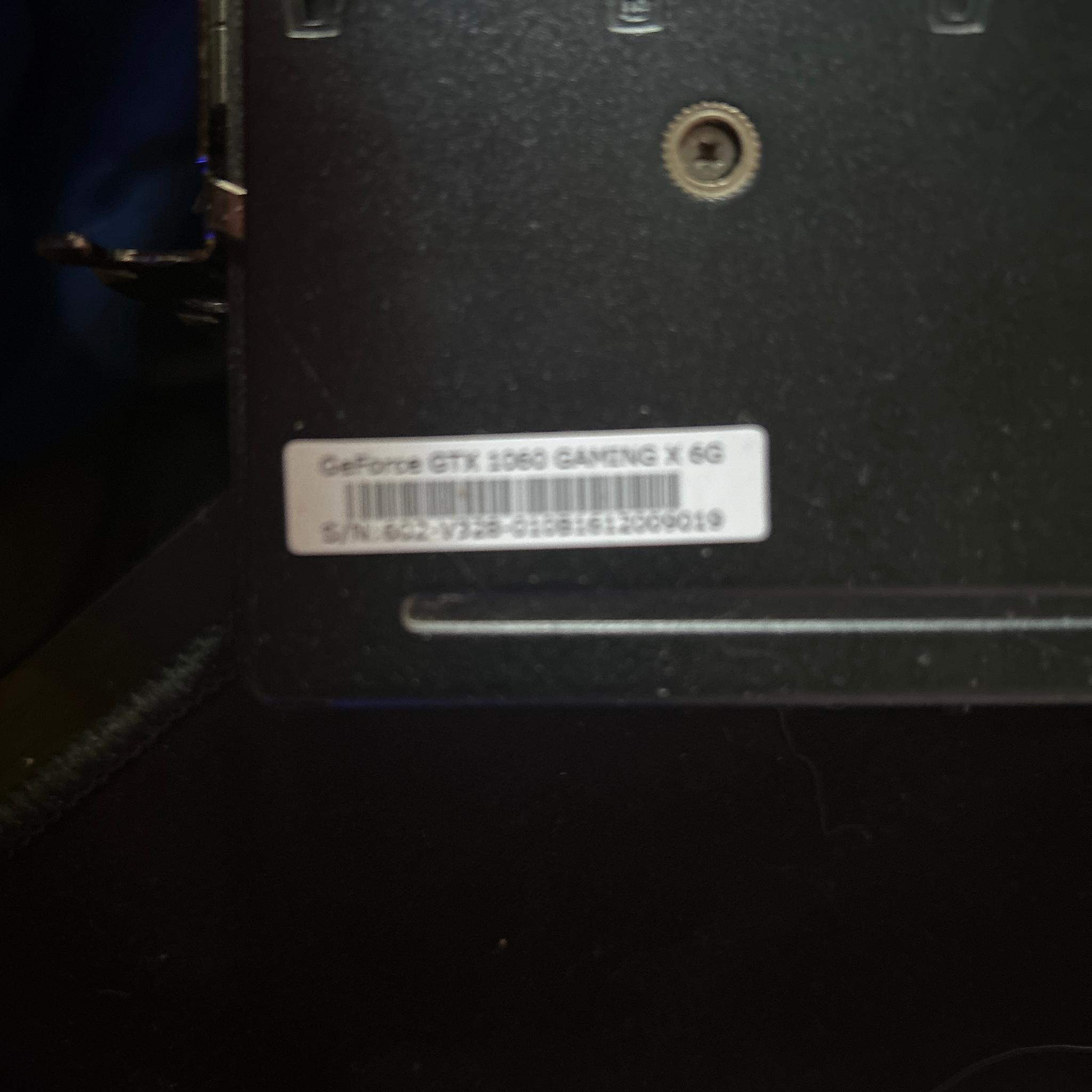 MSI 1060 6GB