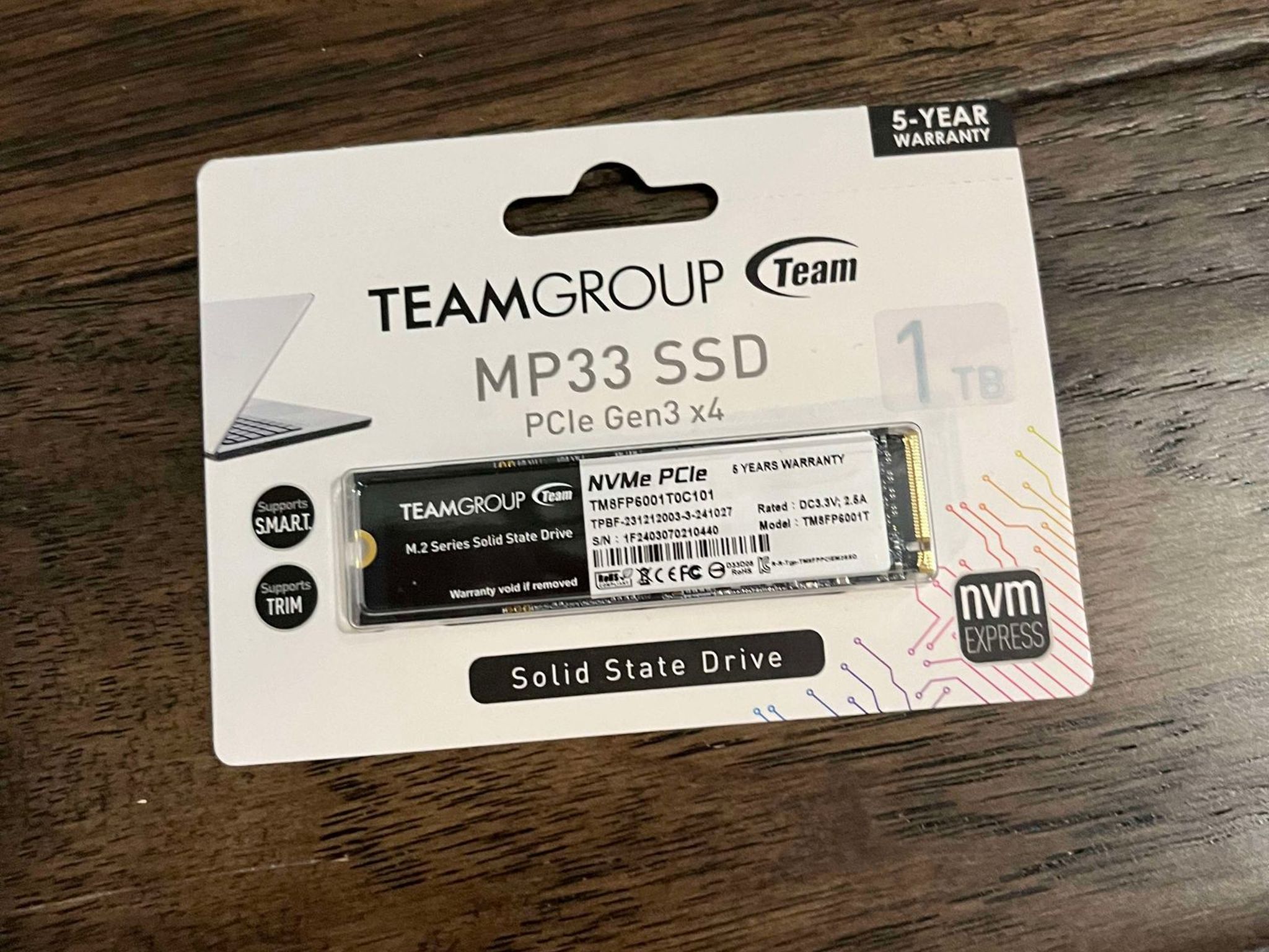 TeamGroup 1TB MP33 (BRAND NEW)