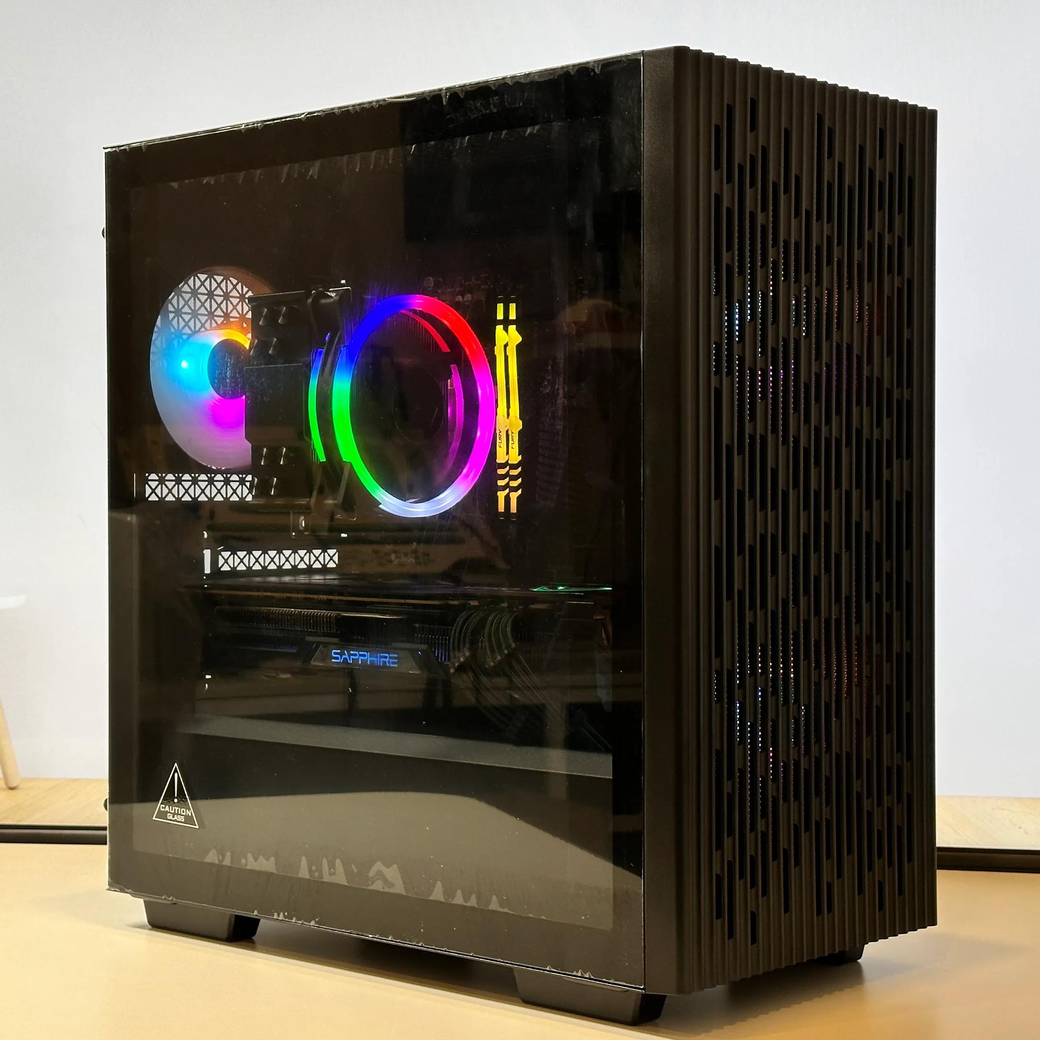 🪁Gaming PC🪁Radeon RX Vega 64 8GB HBM2🪁Ryzen 3500 6core🪁16GB DDR4🪁500GB SSD NVME