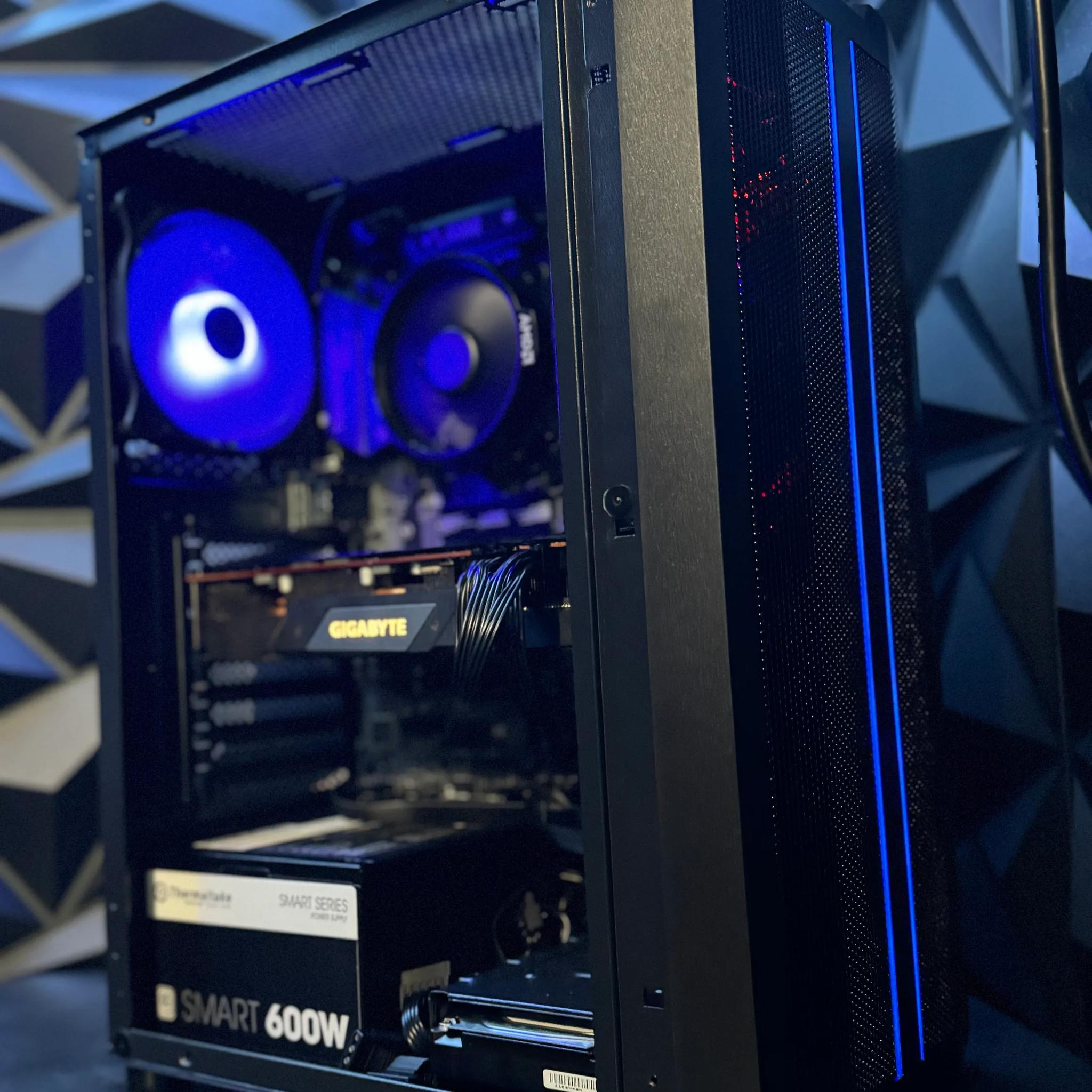 Tusker Build 3670🟥 Red Fred Redemption 🟥Ryzen 5 3600🌶️ RX 5700XT🌶️ 32 GB DDR4 1 TB M.2 2 TB HDD