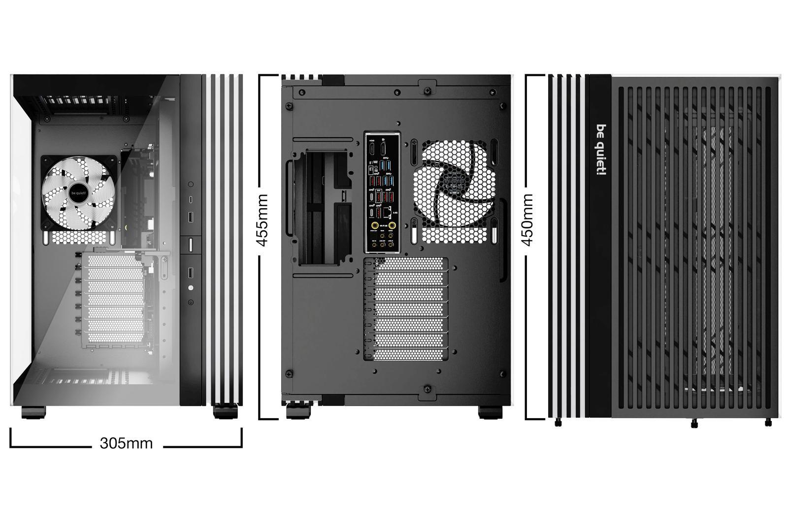 🌙 be quiet! Light Base 600 LX ATX Mid Tower Case | Premium Airflow & Silent Design