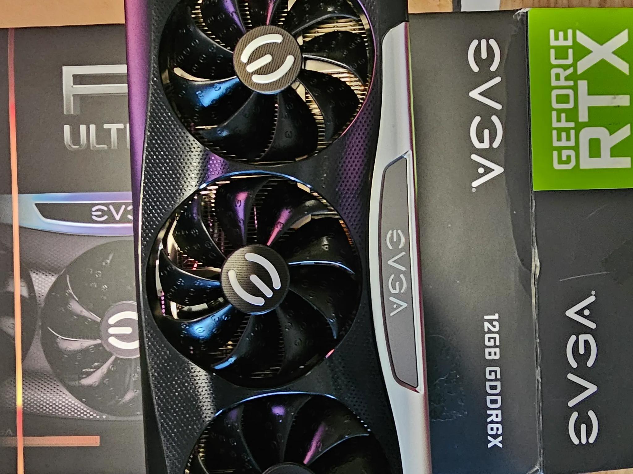 For sale is used EVGA FTW3 Ultra RTX 3080 12GB
