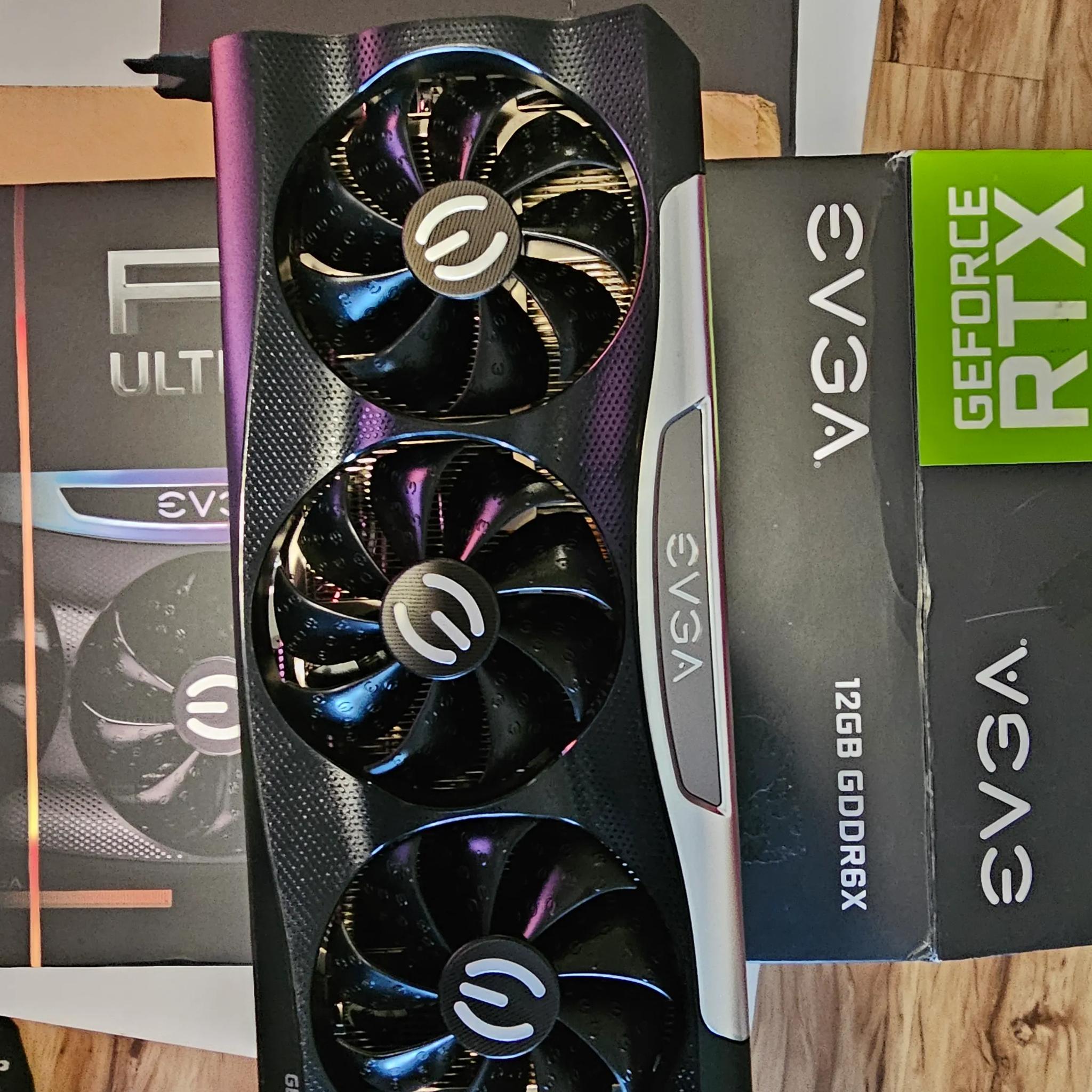 For sale is used EVGA FTW3 Ultra RTX 3080 12GB