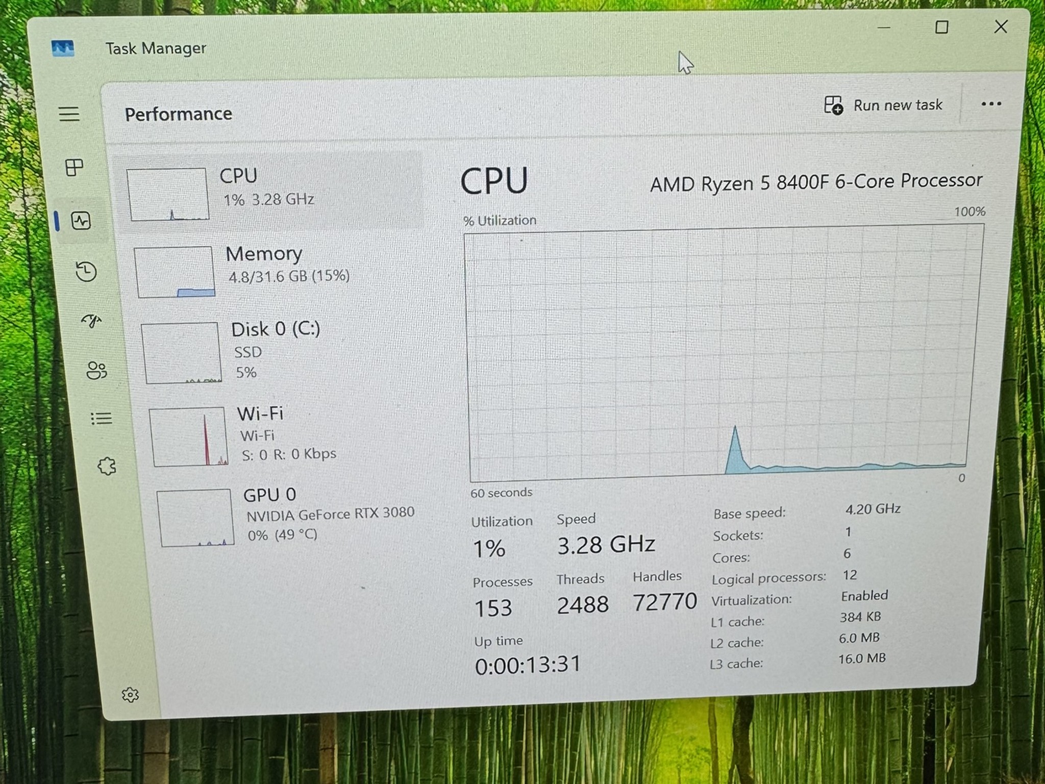 RTX 3080 | Ryzen 5 8400F | Gaming PC | 32GB DDR5 | WIFI