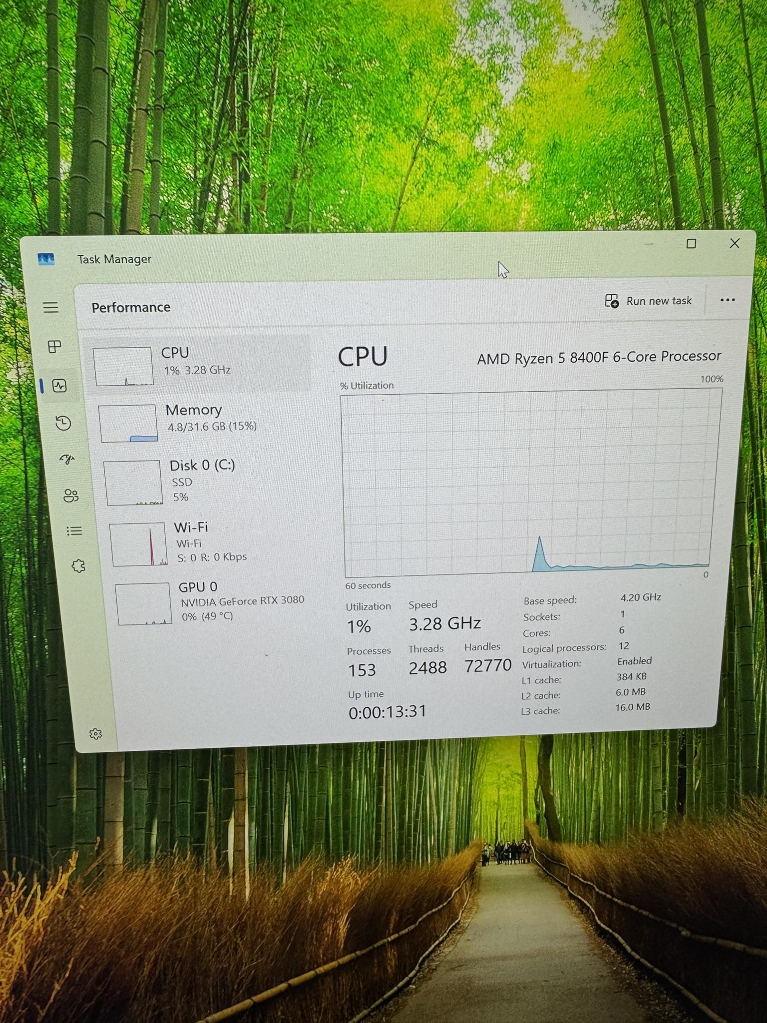 RTX 3080 | Ryzen 5 8400F | Gaming PC | 32GB DDR5 | WIFI
