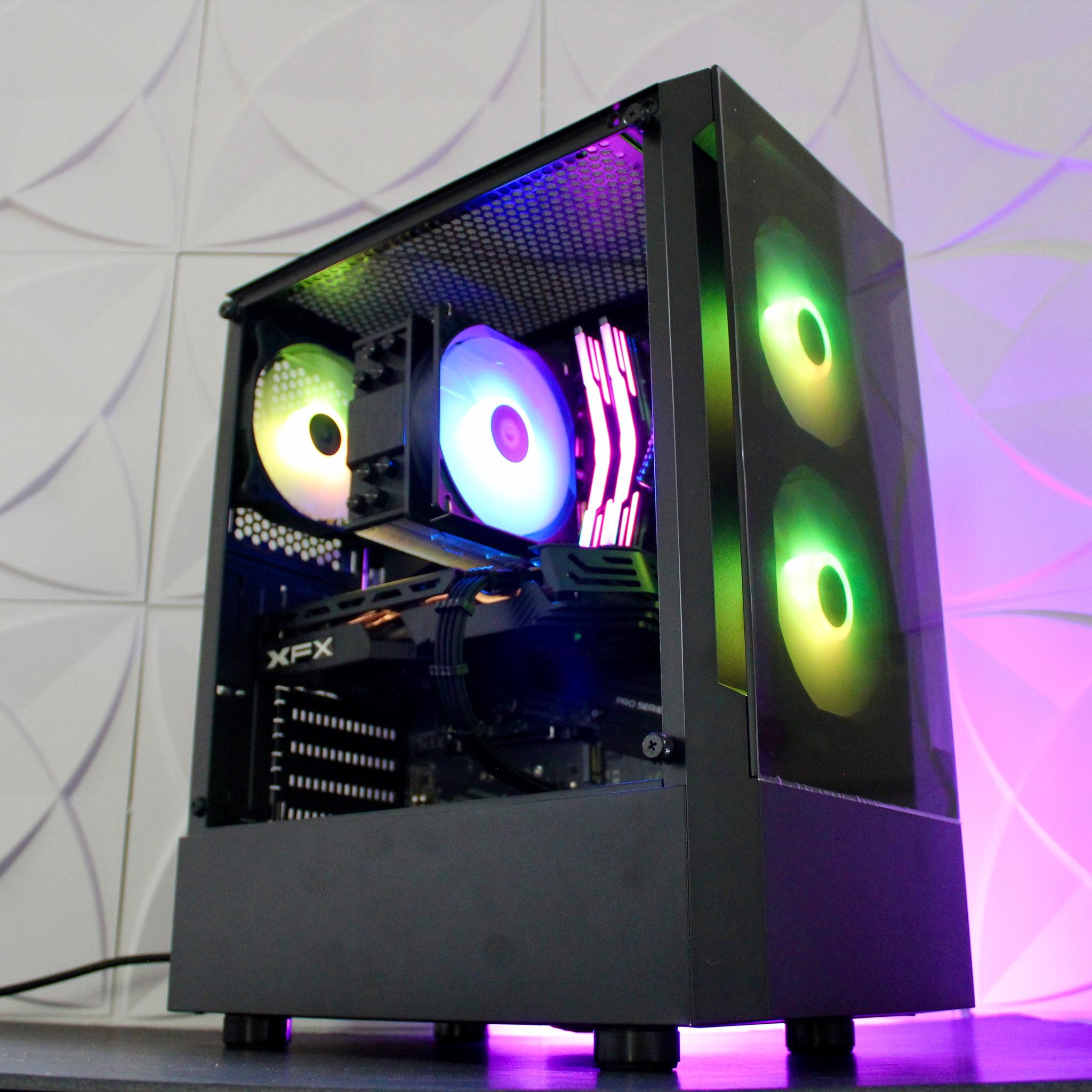 ⚫️ Dark Level ⚫️ Gaming PC | Ryzen 5 | 16GB DDR4 | 512GB M.2 | RX 580 8GB |