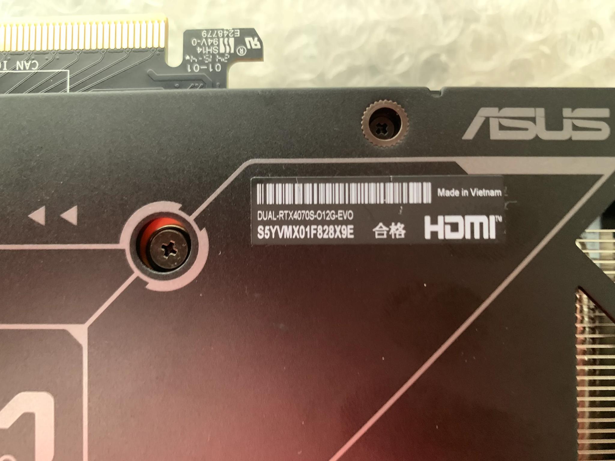 ASUS Dual 4070 Super