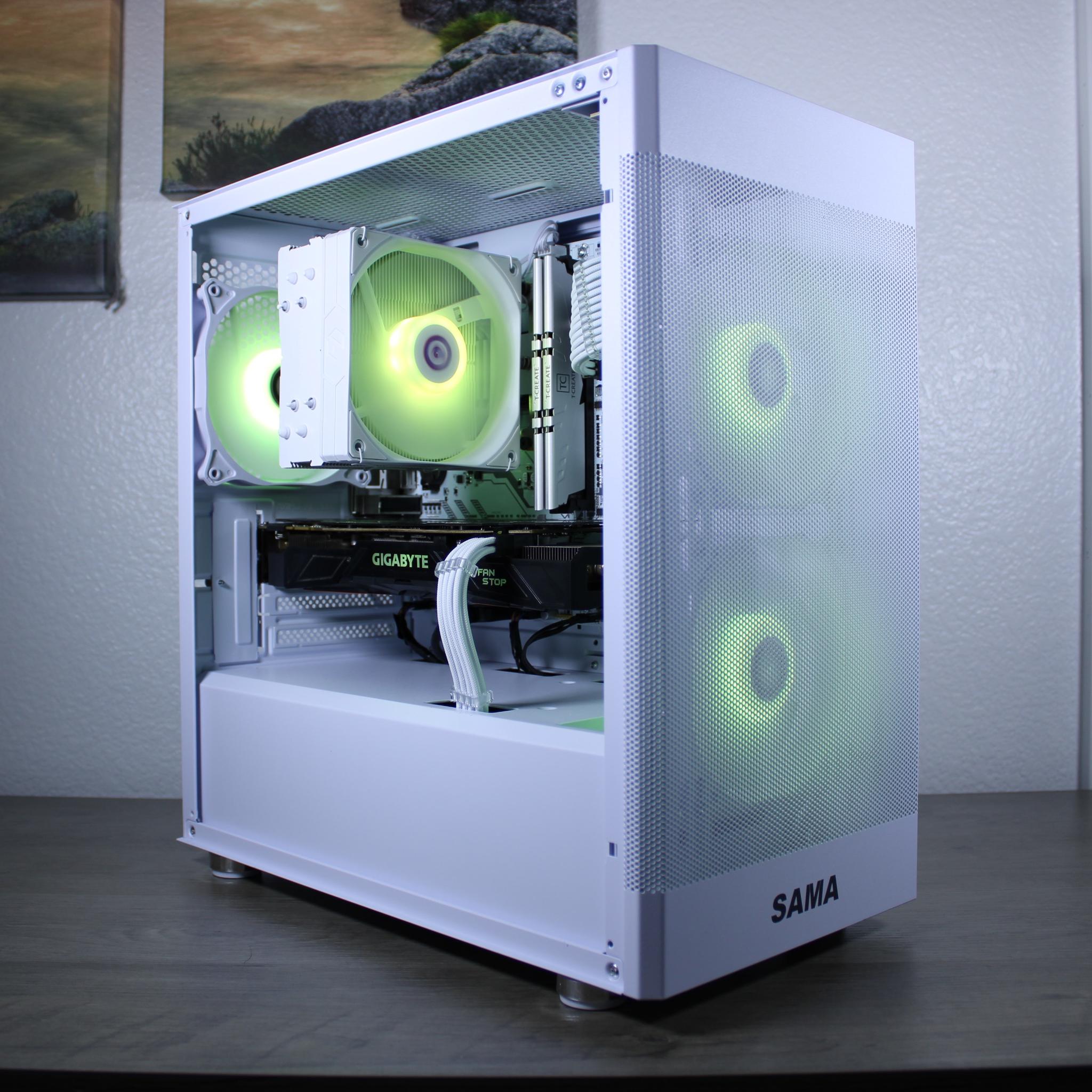 ⚪⚫⚪ Gaming PC! | GTX 1070 TI | Ryzen 5 2600 | 16GB DDR4 Ram | 1TB NVMe | Win 10 Activated | WiFi