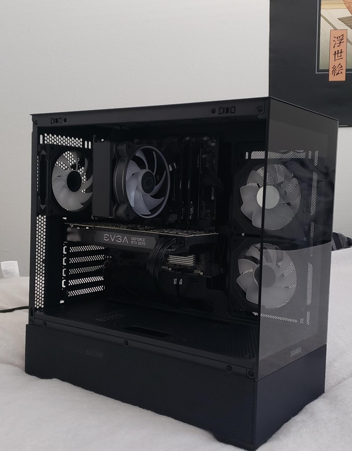 "The Iceberg:" High Performance Gaming PC. Ryzen 5 7600x, RTX 2070 SUPER, 32GB RAM
