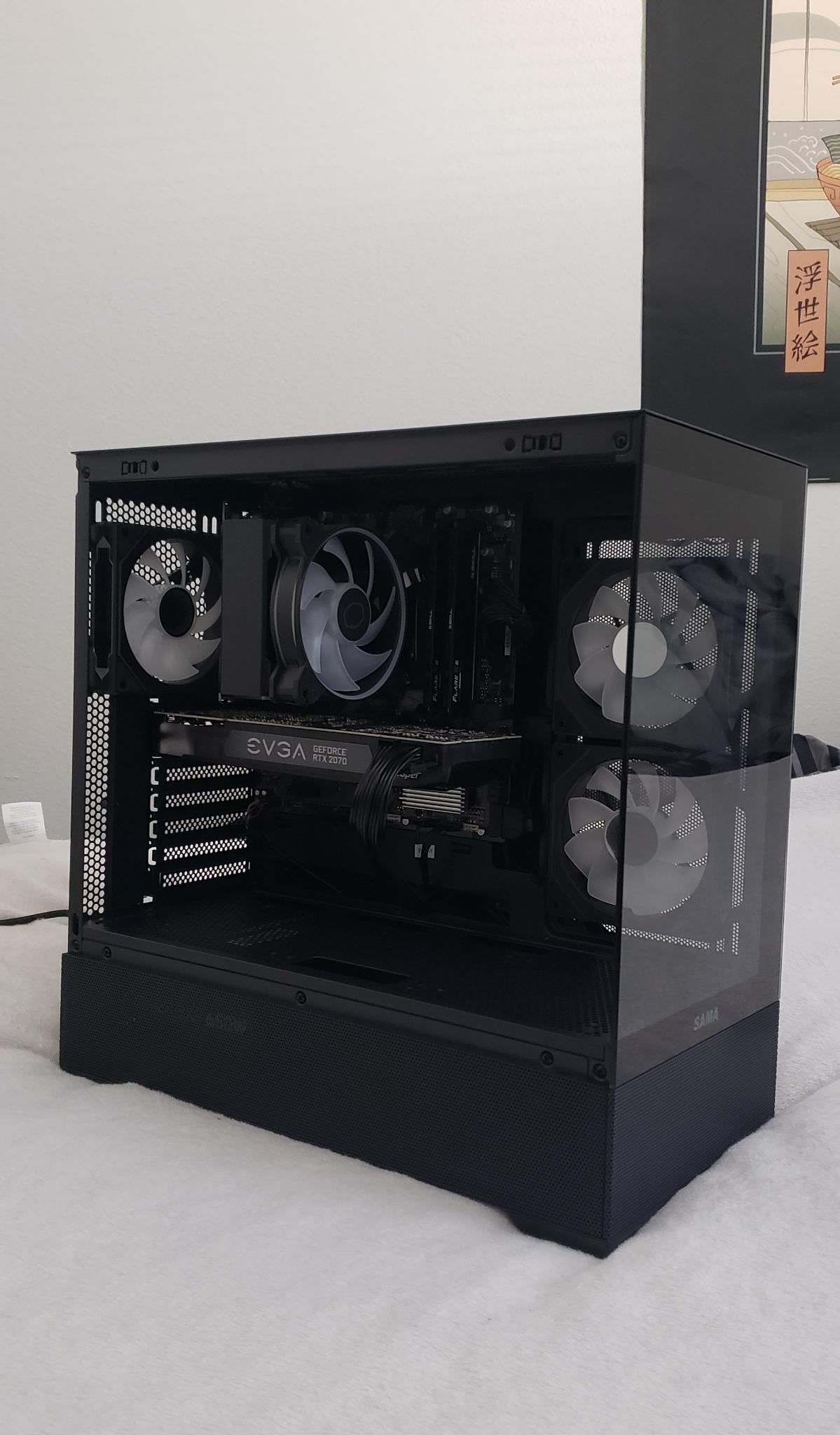 "The Iceberg:" High Performance Gaming PC. Ryzen 5 7600x, RTX 2070 SUPER, 32GB RAM