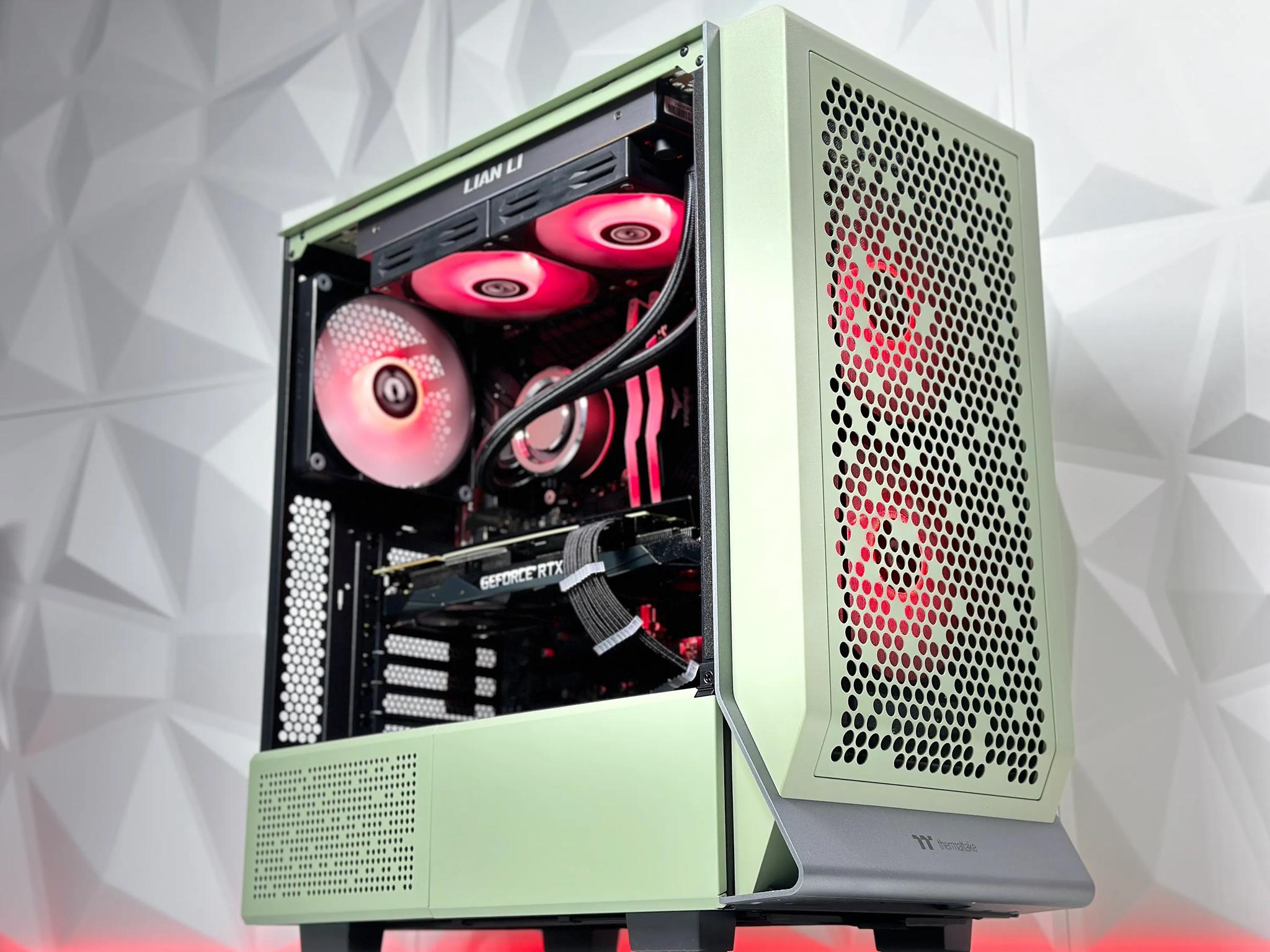 🍵💚🍃Matcha🍃Liquid Cooled Gaming PC🍃Nvidia RTX 2080 Ti 11GB🍃Intel  12600KF 10 core 🍃32GB DDR4🍃