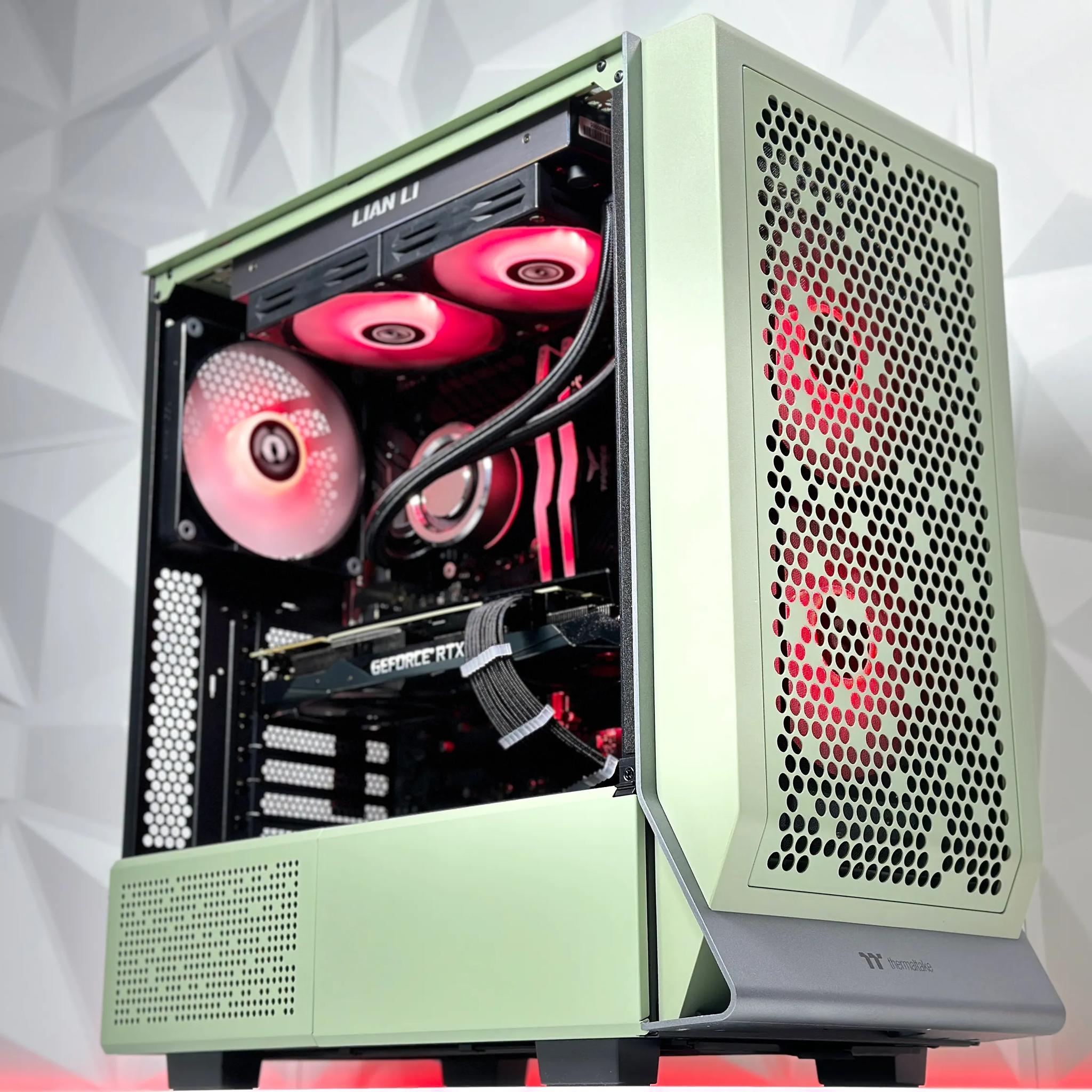 🍵💚🍃Matcha🍃Liquid Cooled Gaming PC🍃Nvidia RTX 2080 Ti 11GB🍃Intel  12600KF 10 core 🍃32GB DDR4🍃