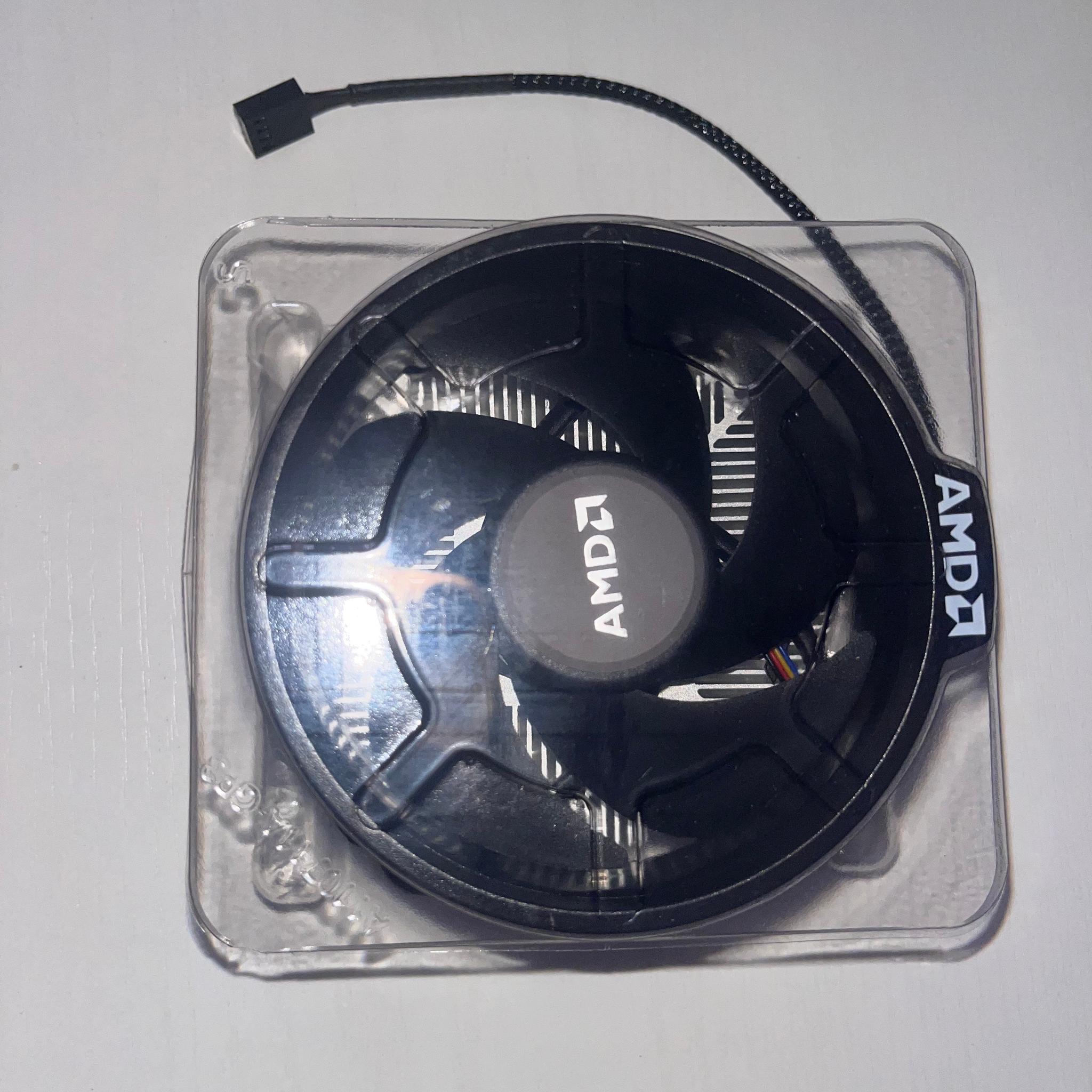 Ryzen 5 1600 CPU 6 Core, 12 Thread 3.2ghz base, 3.6ghz turbo with Low Profile AMD stock Fan included