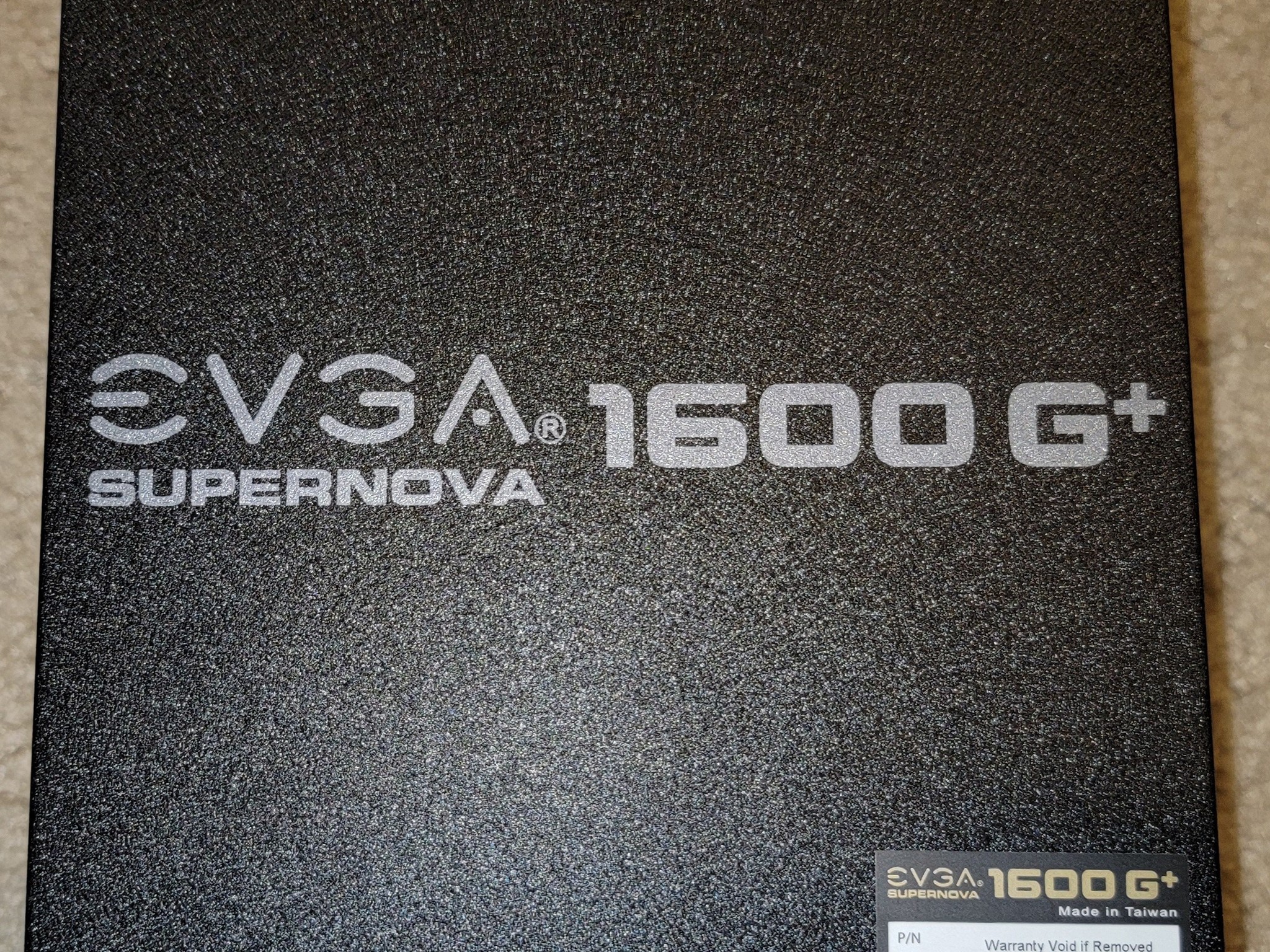 EVGA Supernova 1600W G+ 80+ Gold Fully Modular Power Supply Like New With Original Box & All Cables