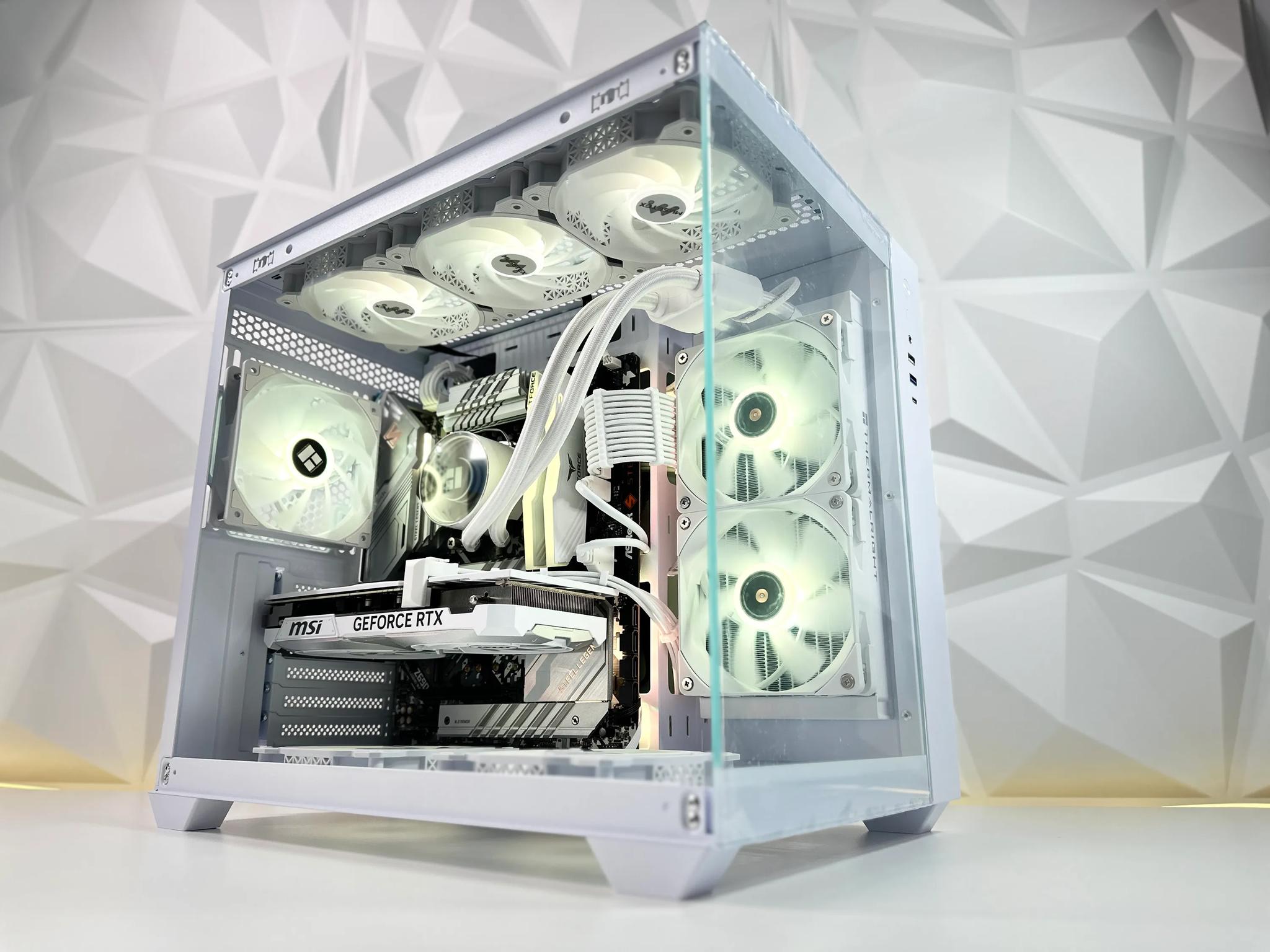 🧊👑 Night King🧟‍♂️🗡️ Gaming PC❄️Nvidia RTX 4070 12GB❄️Intel 13500 14-core❄️32GB DDR4❄️1TB NVME
