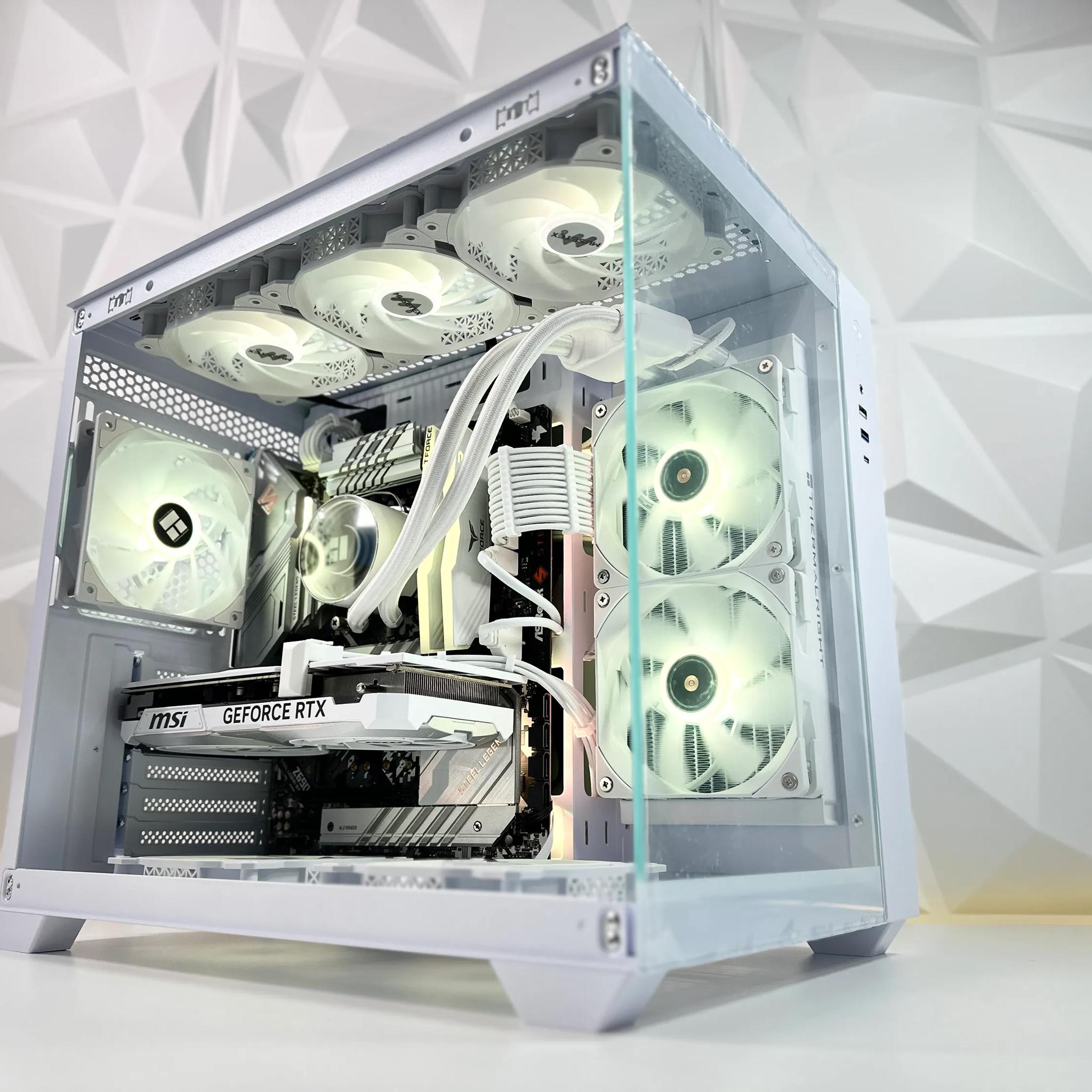 🧊👑 Night King🧟‍♂️🗡️ Gaming PC❄️Nvidia RTX 4070 12GB❄️Intel 13500 14-core❄️32GB DDR4❄️1TB NVME
