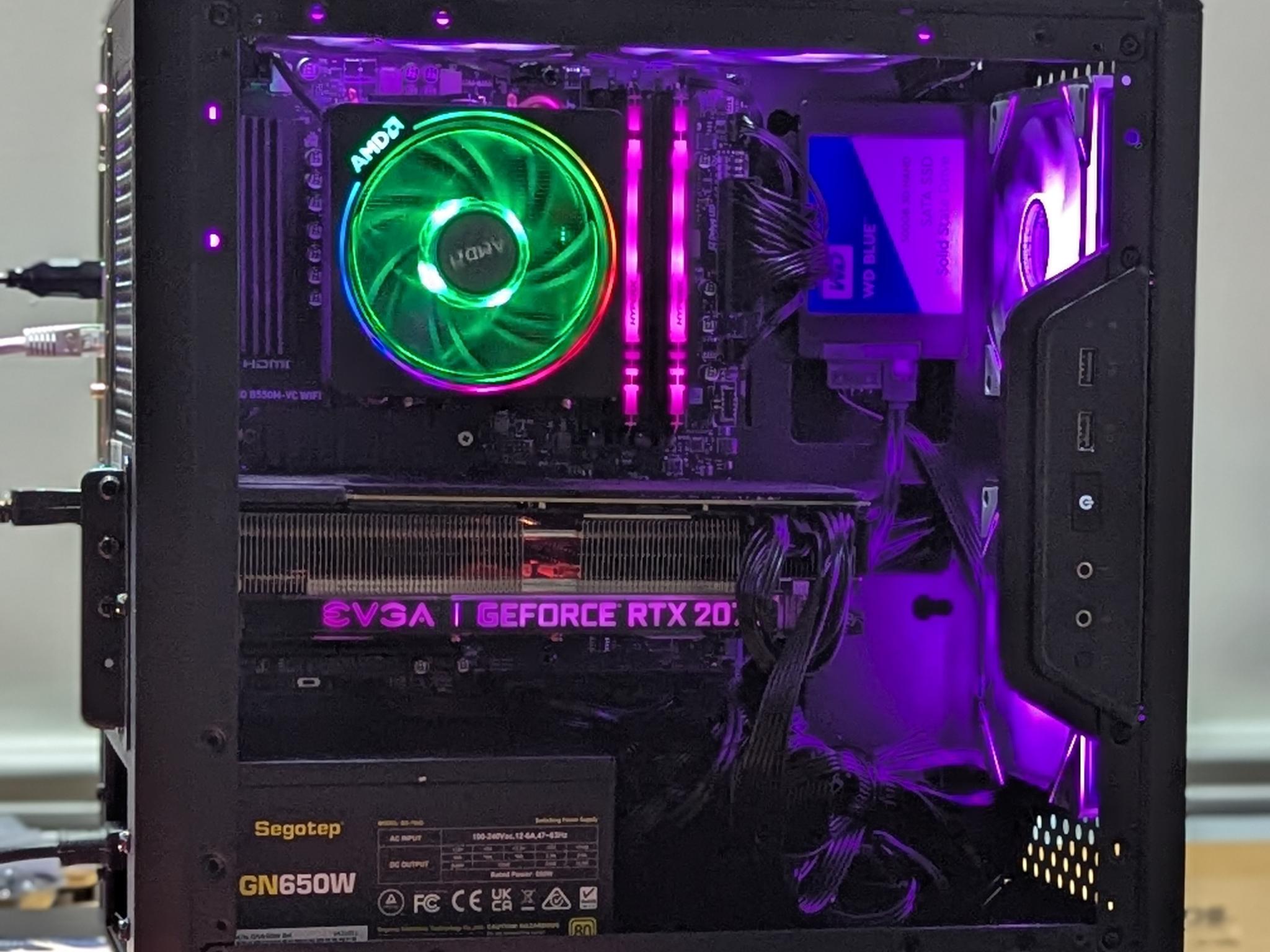 Gaming PC|AMD Ryzen 5 5600|EVGA GEFORCE RTX 2070 SUPER|1TB NVME SSD|16 GB DDR4 3200 |Windows 11 Home