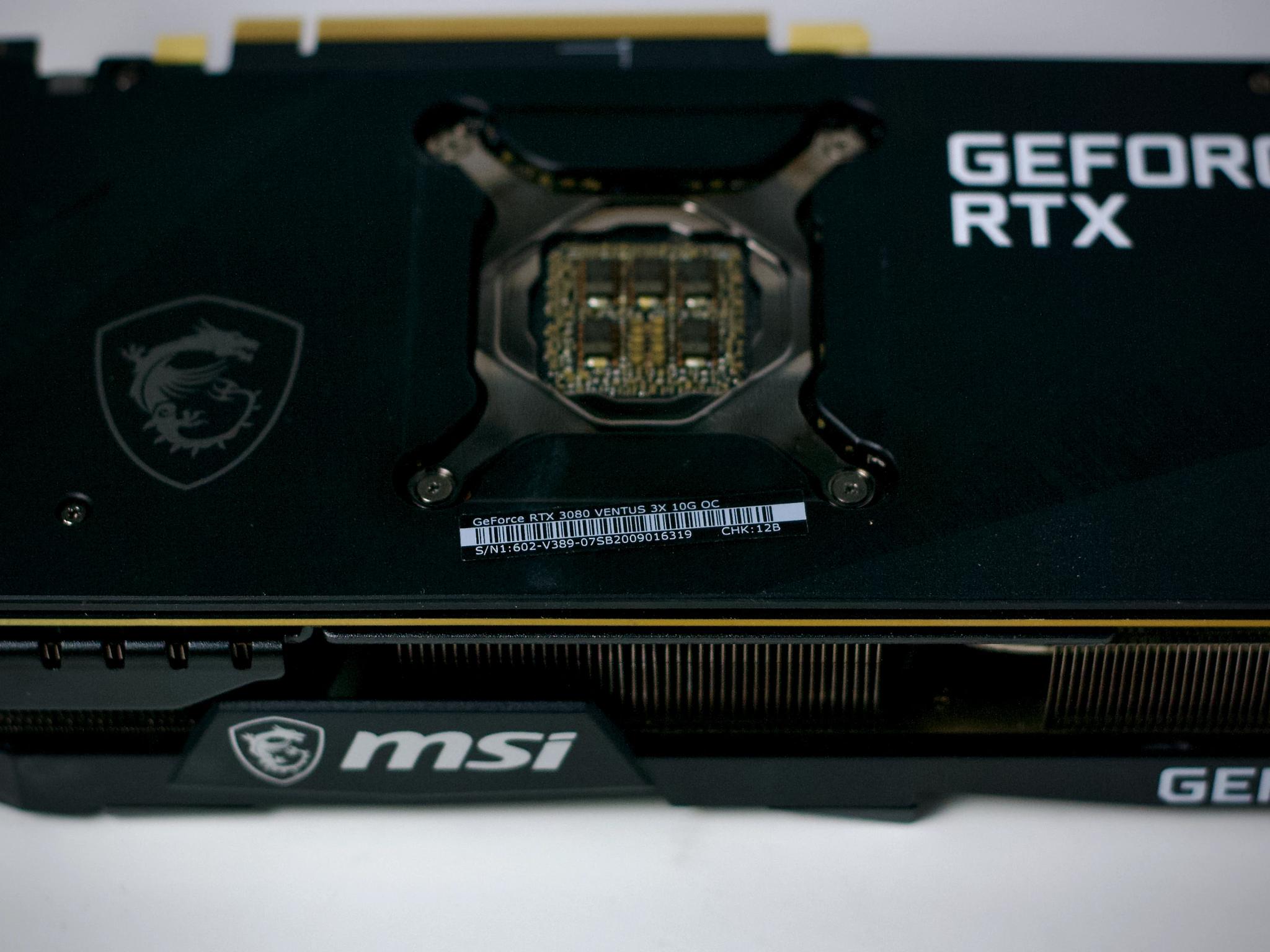MSI GeForce RTX 3080 VENTUS 3X 10G OC - No Display