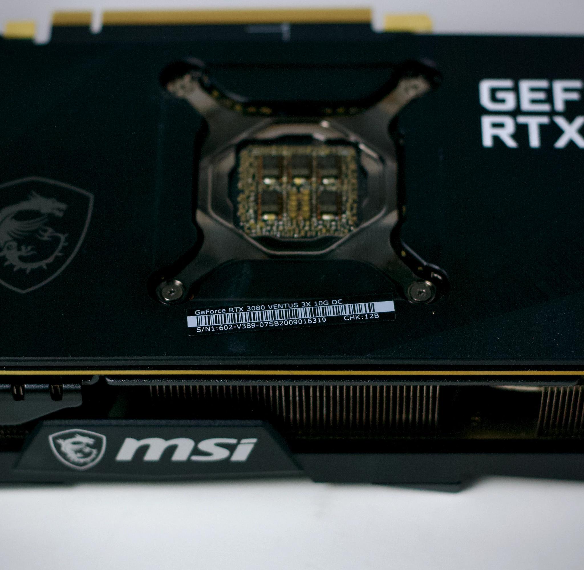 MSI GeForce RTX 3080 VENTUS 3X 10G OC - No Display