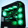 💚🖤Liquid Cooled Gaming PC❇️Nvidia RTX 3080 10GB❇️Intel i7 12700KF 12 core❇️32GB DDR4❇️1TB NVME