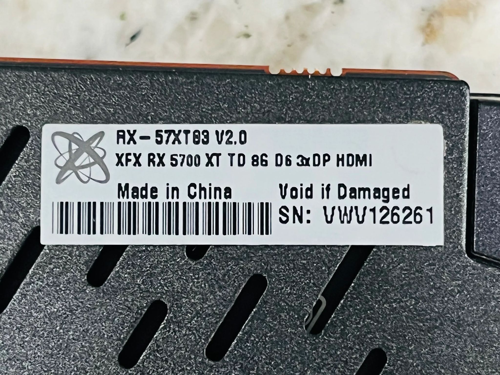 "READ" Broken For Parts RX-5700XT 8GB For Parts Or Someone who can fix it!!!