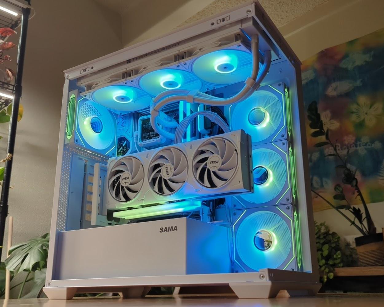 🐺 Wulfric | 5080 | 9800X3D | Whiteout Gaming Beast | 32GB DDR5 | 2TB +1 TB NVMe