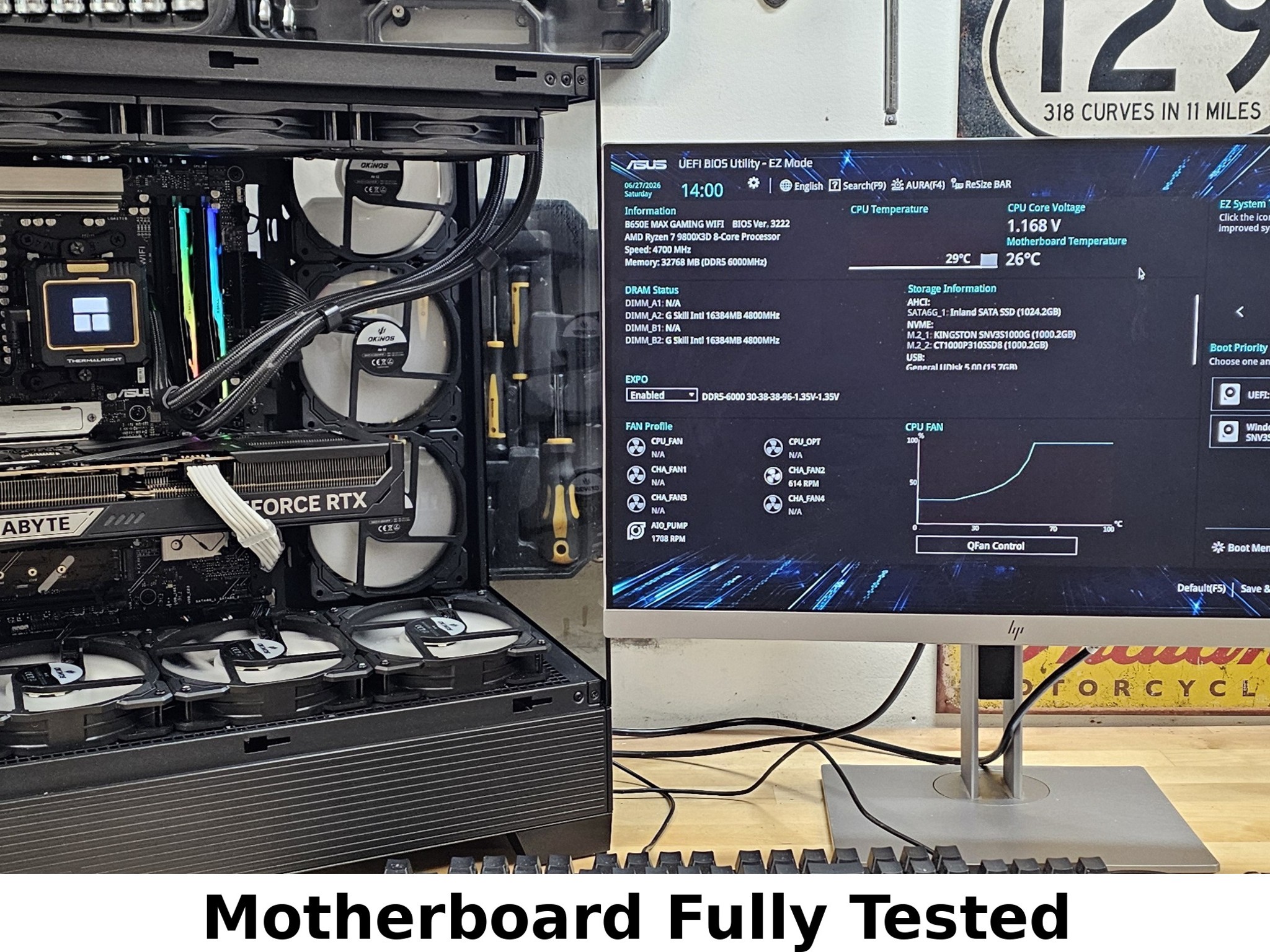 ASUS B650E Max Gaming WIFI AMD AM5 DDR5 ATX Motherboard