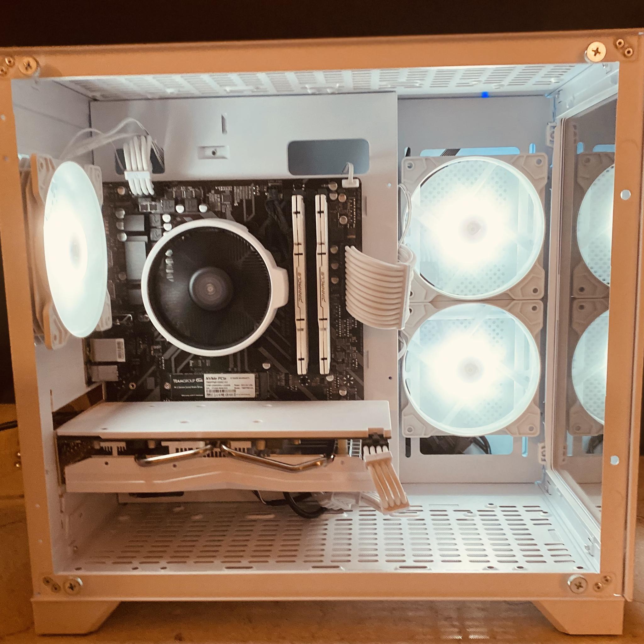 NEW❄️ICE❄️RX580 8 GB❄️Ryzen 5 5500❄️16 GB DDR4 RAM-Wi-Fi