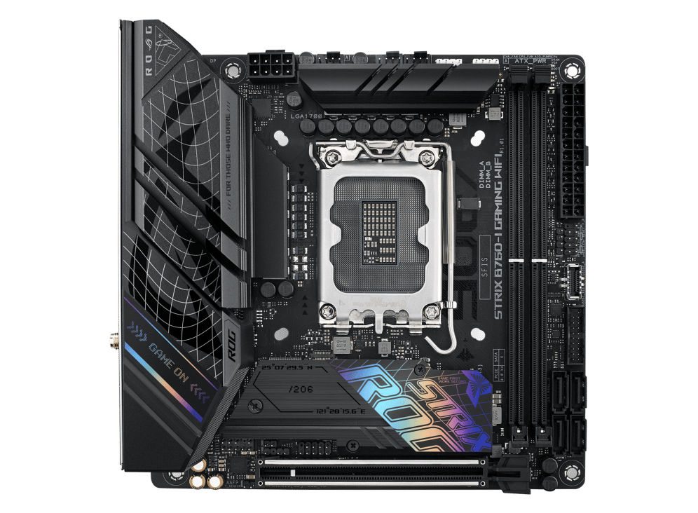 ASUS ROG STRIX B760-I GAMING WIFI Intel LGA 1700 B760 MicroATX Desktop Motherboard A