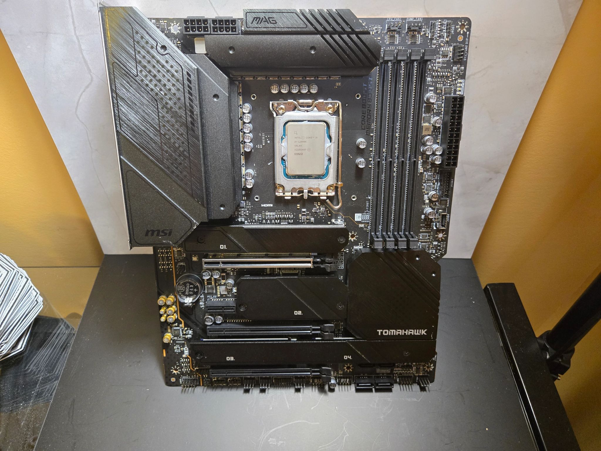 i9-12900K + Z690 Tomahawk WiFi DDR4 + 500GB SN770 CPU/Motherboard/SSD Combo