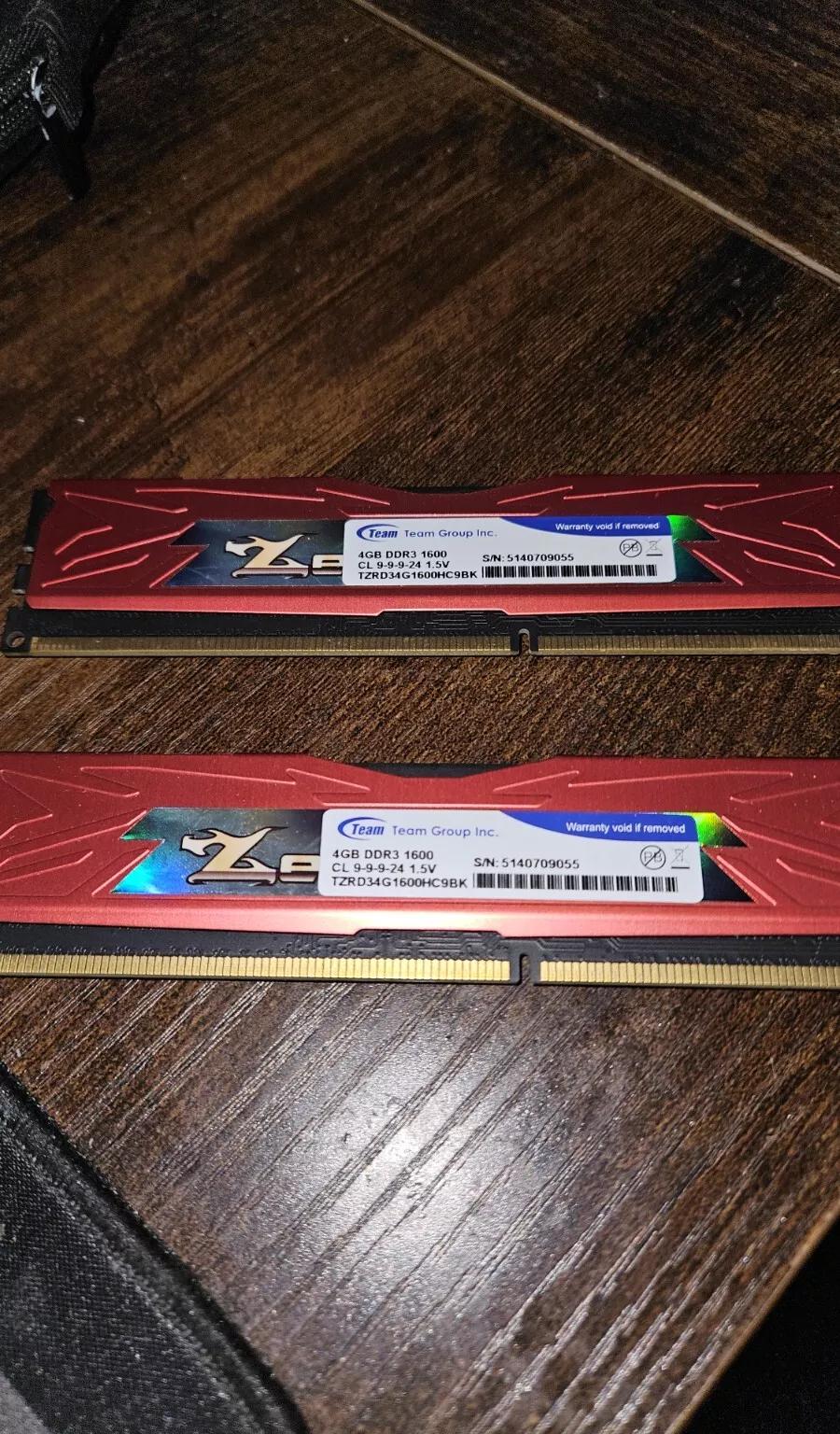 Team Group Zeus DDR3 1600 CL9 Memory 8GB (2x4GB)