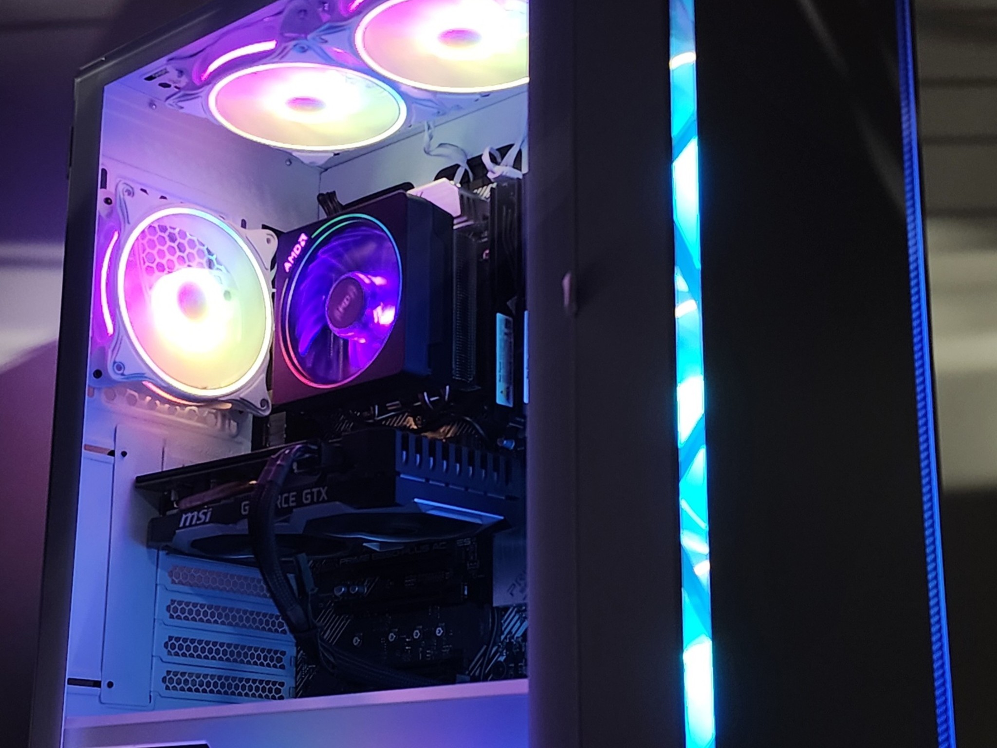Gaming PC Ryzen 7 3800X 16GB RAM 500GB SSD GTX 1660 Ti 6GB Windows 11 Computer