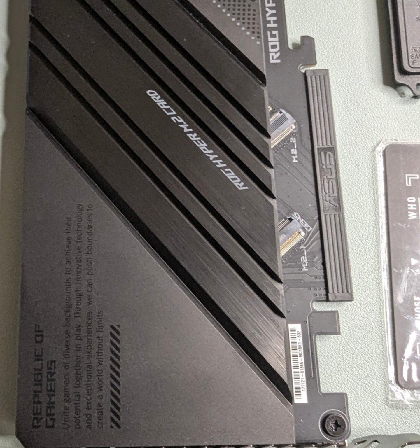ASUS ROG Maximus Z790 Hero Motherboard + ROG Hyper M.2 Card + DDR5 Support