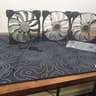 3 Corsair White Led fans (Great Deal) with screws