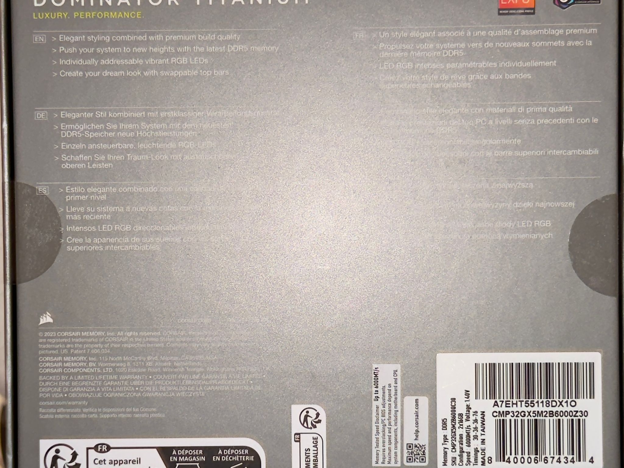 Corsair dominator 32 gb