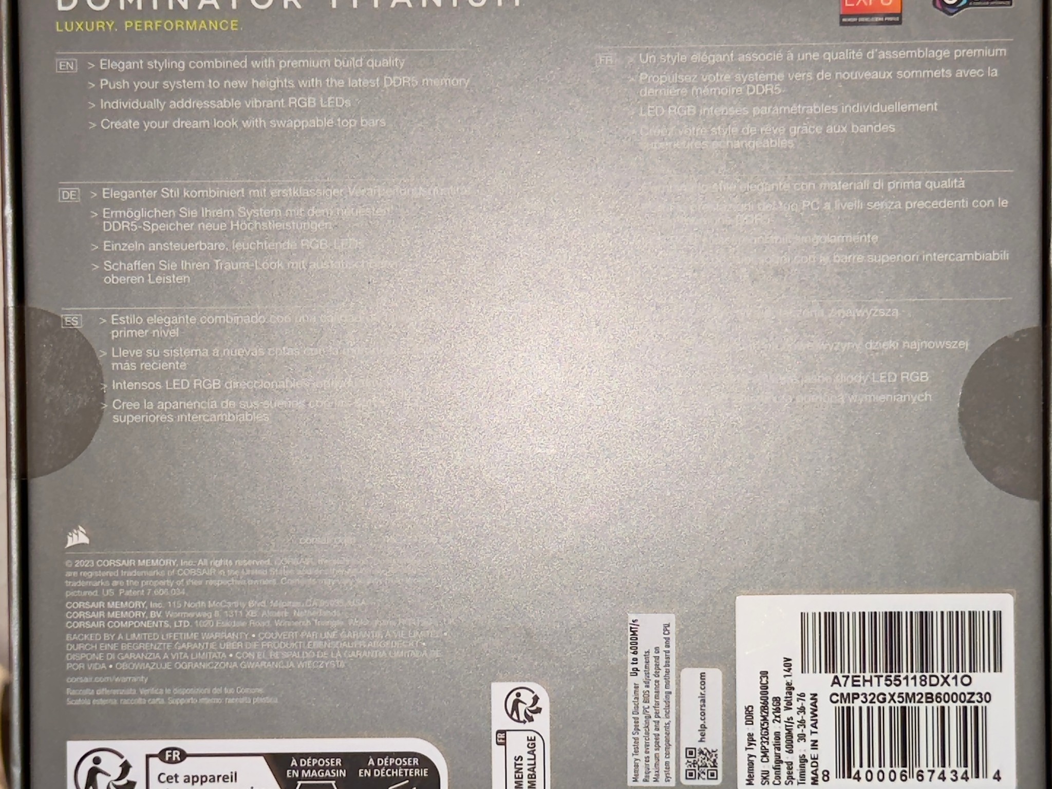 Corsair dominator 32 gb