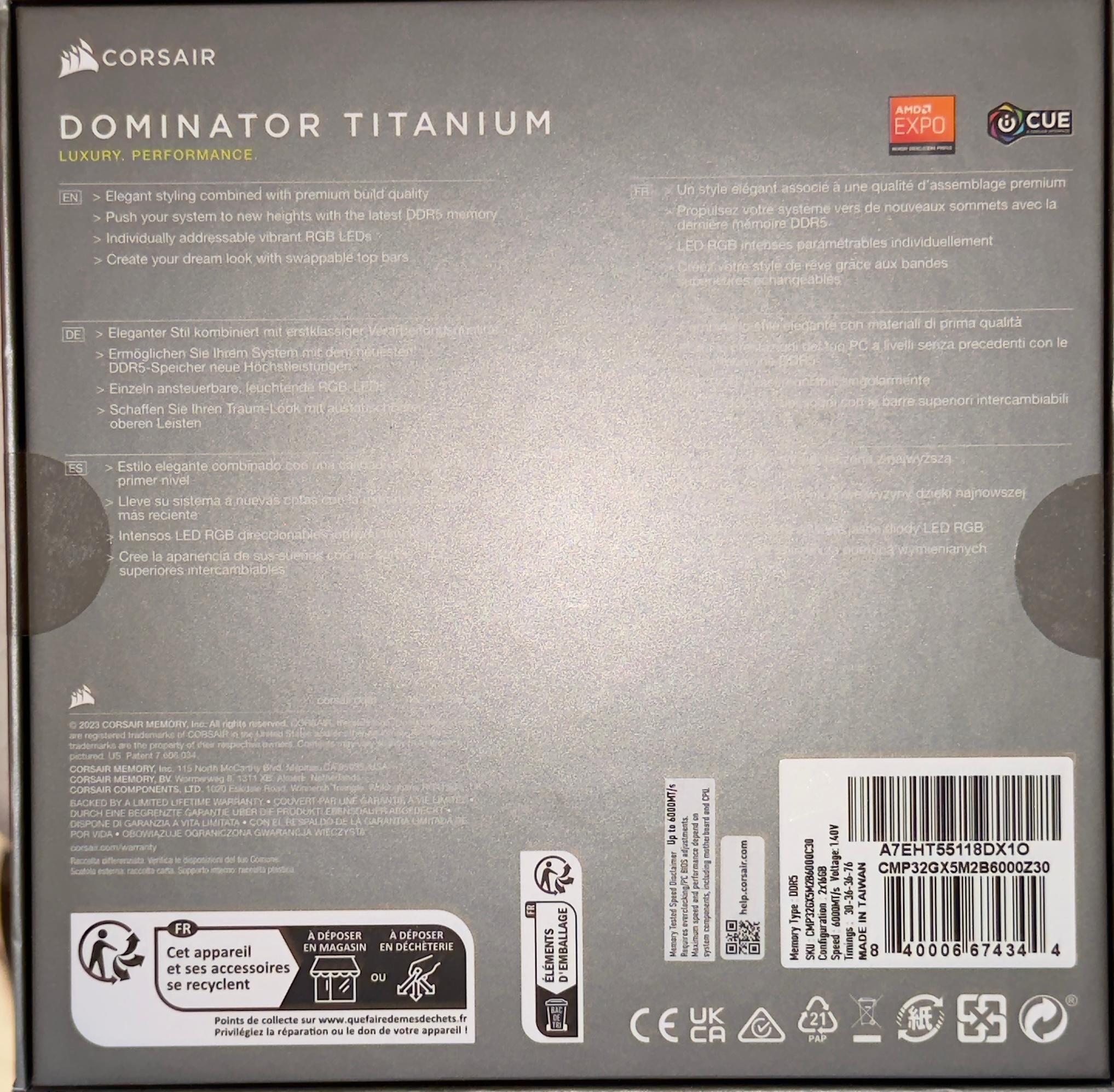 Corsair dominator 32 gb