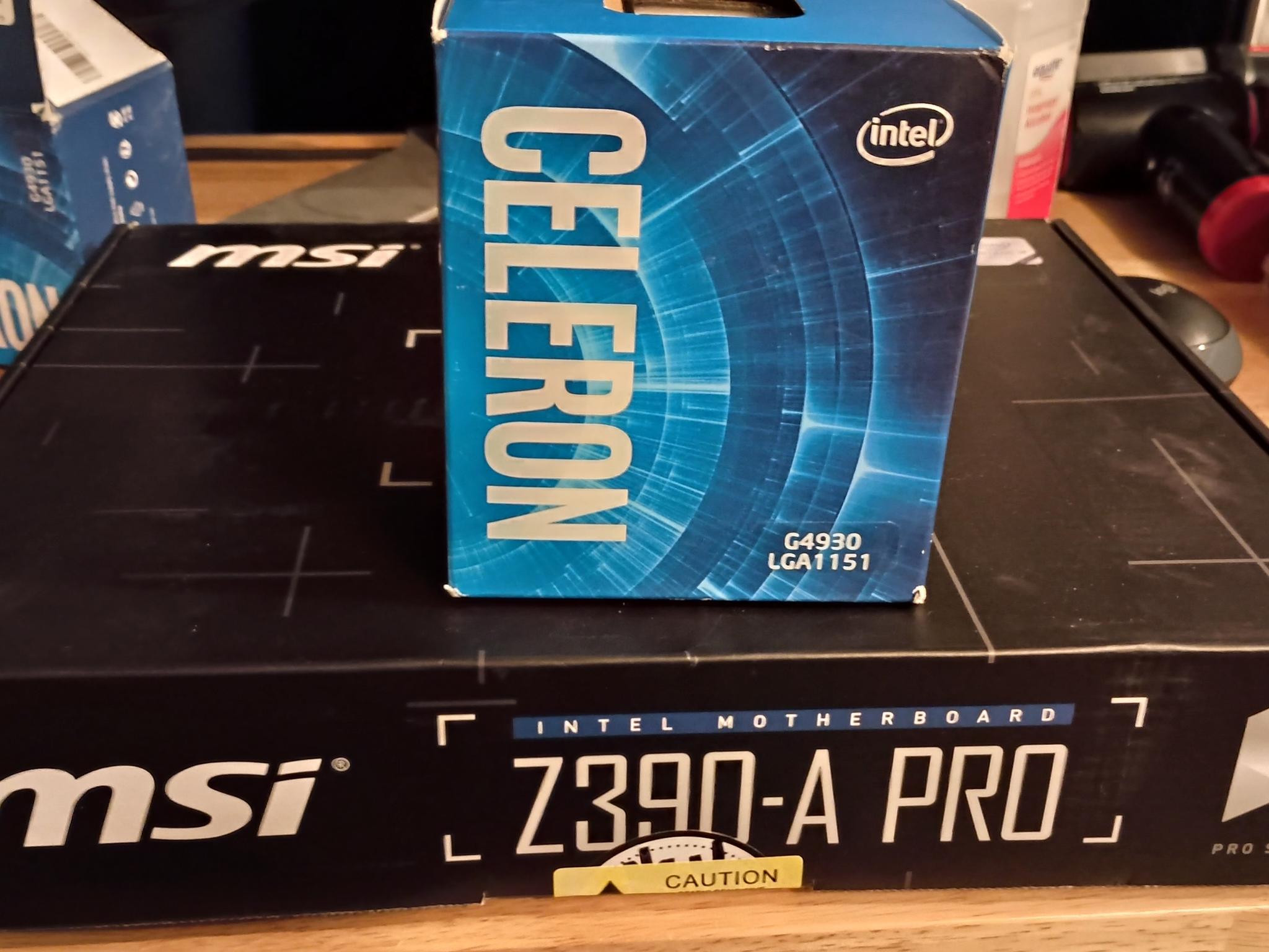 MSI Z390-A Pro Motherboard + CPU