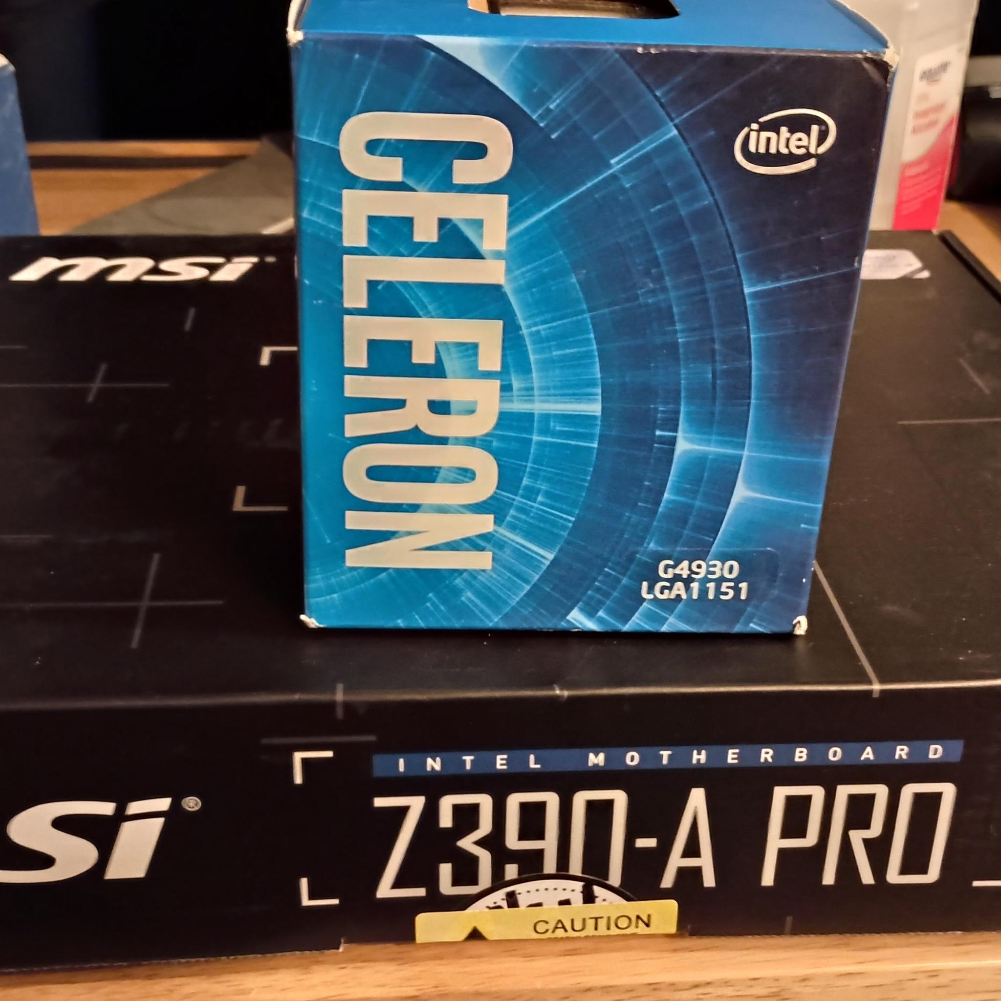 MSI Z390-A Pro Motherboard + CPU