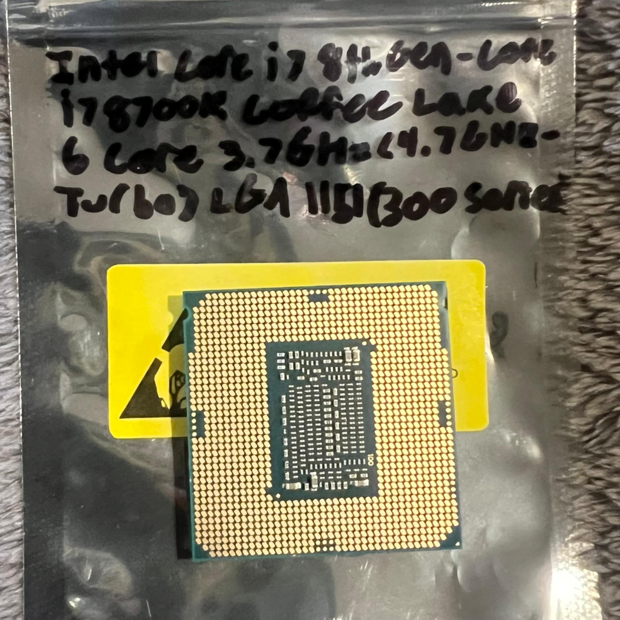 Intel Core i7 8th Gen-Core i7 8700K Coffee Lake 6 Core 3.7GHz (4.7GHz-Turbo) LGA 1151 (300 Series)