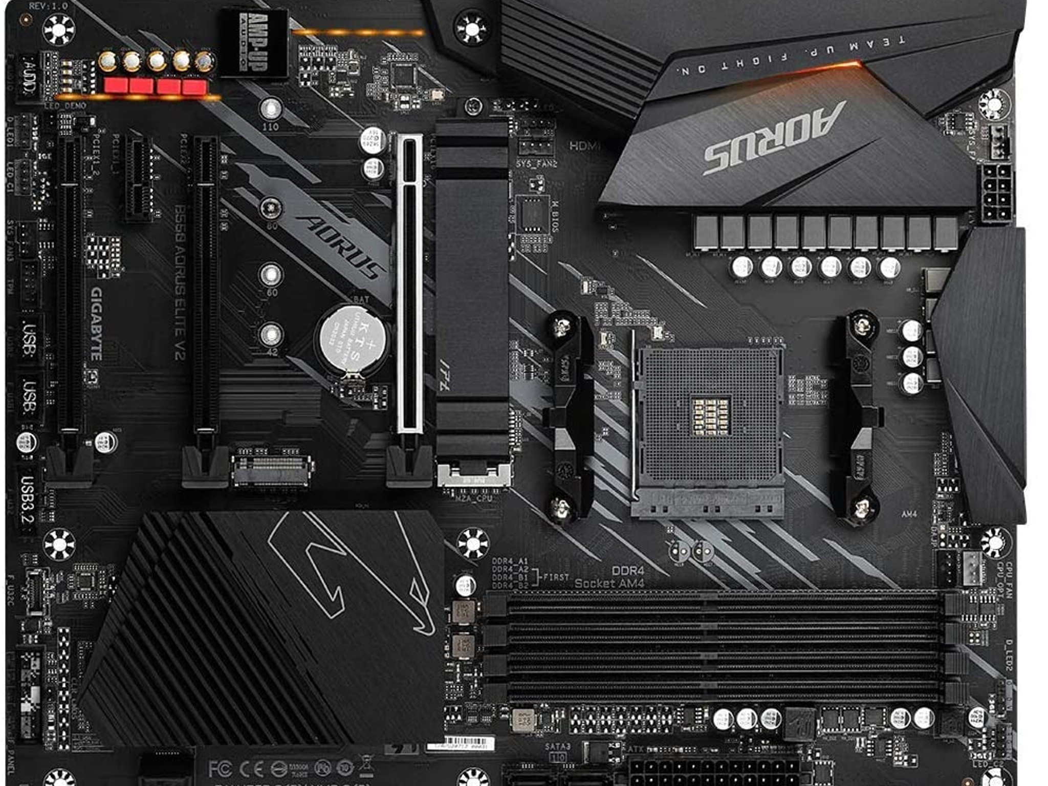 Gigabyte B550 AORUS ELITE V2 AMD AM4 ATX M.2 Desktop Motherboard A