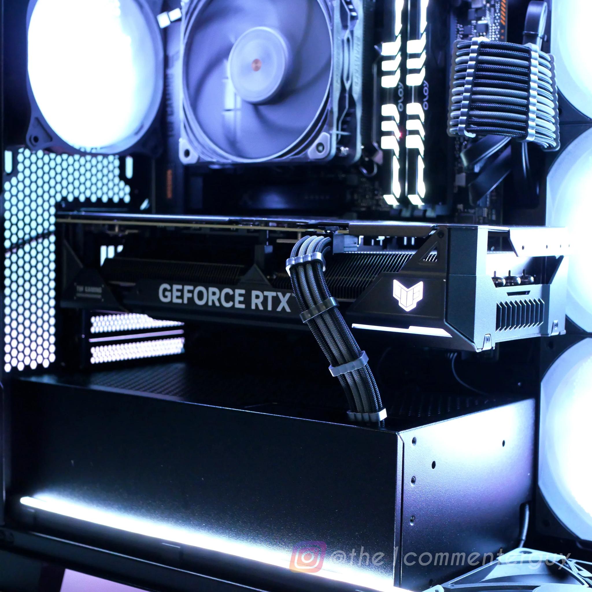 TUF Metal | RTX 4070, I5 13400F (10-core), 32gb ram Glass tower RGB PC