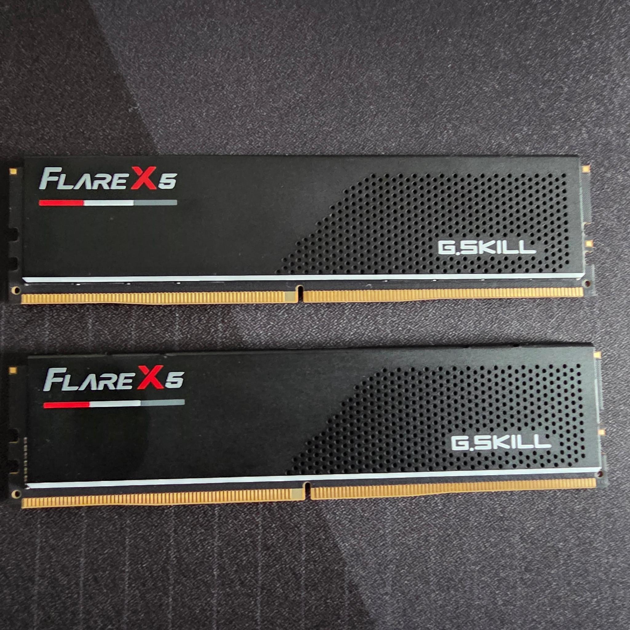 G.Skill Flare X5 96GB (2x48GB) DDR5-6000 CL30-36-36-96 (F5-6000J3036F48GX2-FX5)