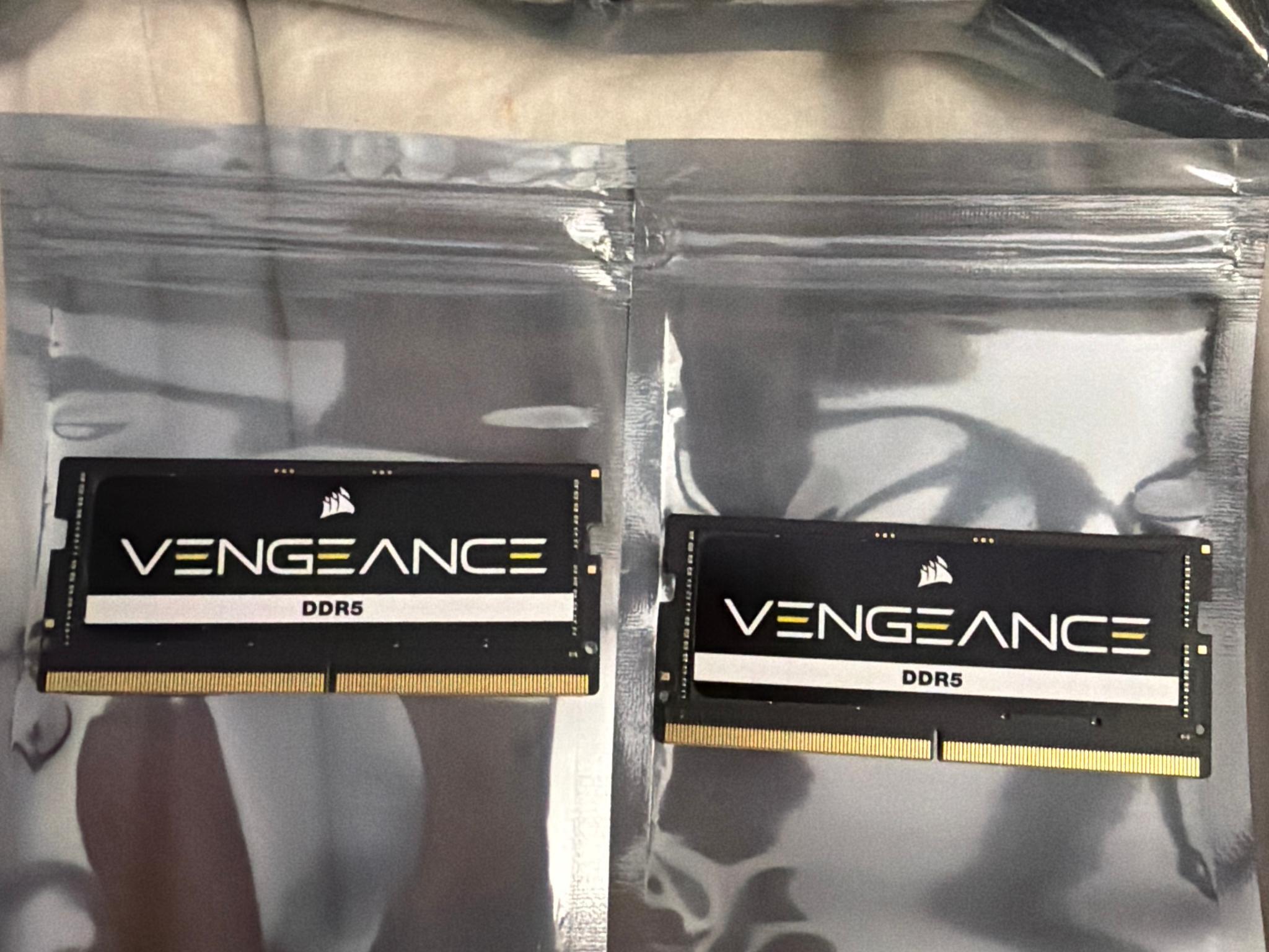 Corsair Vengeance 64GB DDR5 5200mts Sodimm